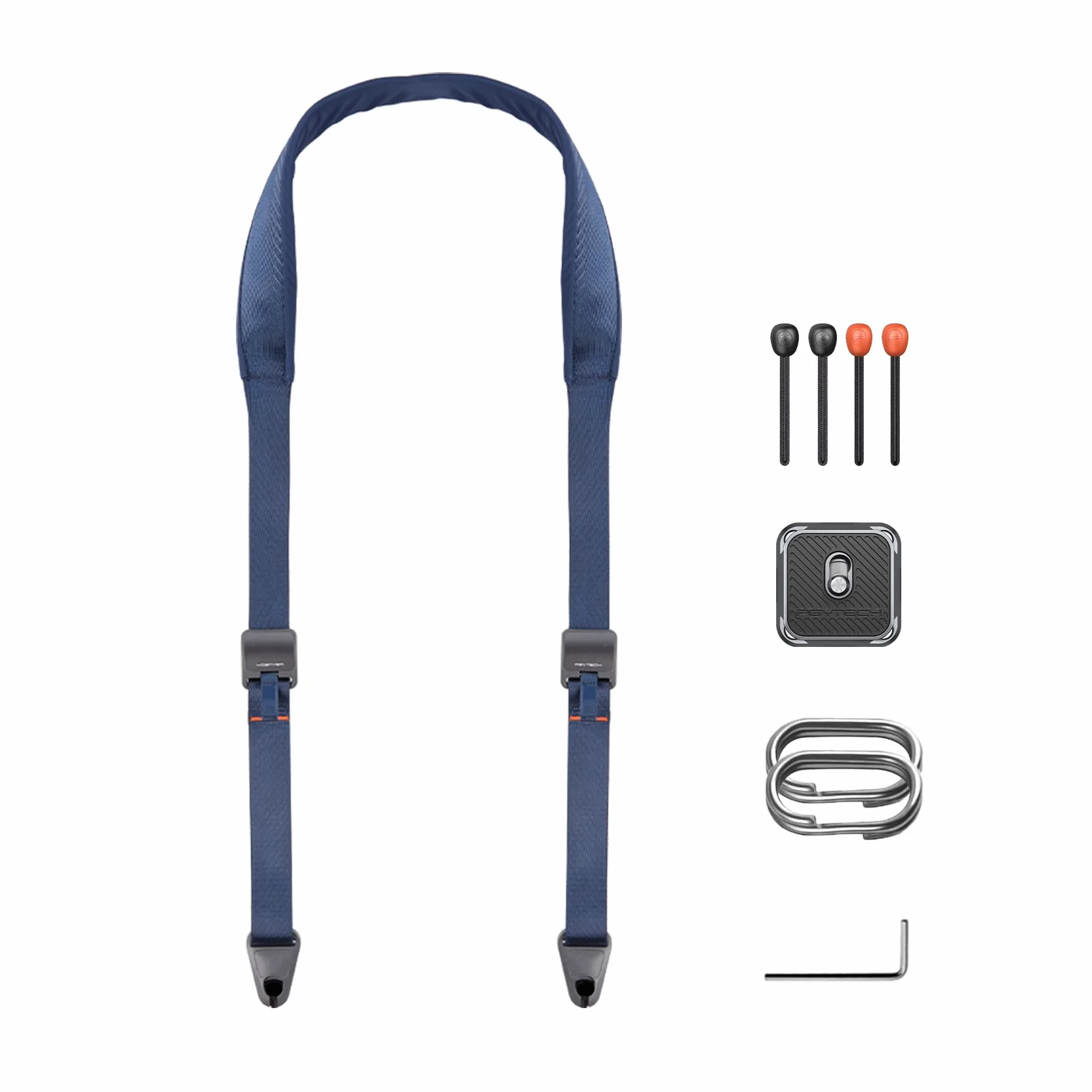 PGYTECH Bandoulière pour Appareil Photo Sling Sangles d'Appareil Photo pour Photographes Boucles De Dégagement Rapide Réglables pour Dslr Slr Sangle De Cou pour Appareil Photo-Bleu
