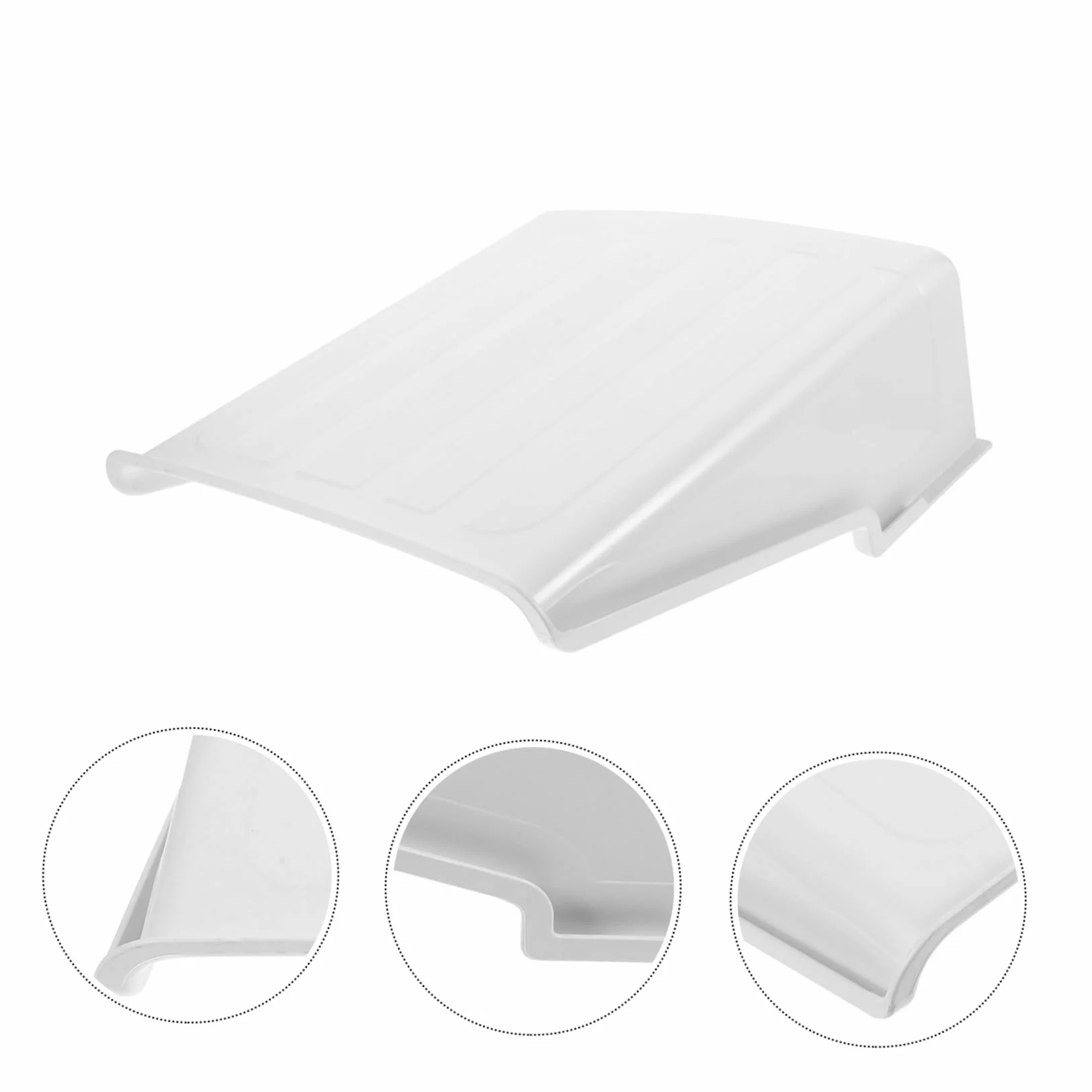 HOMSFOU Housse De Pluie pour Appareil Photo Bouclier De Caméra Extérieure Housse De Pluie pour Sonnette Caméra De Housse De Pare-Pluie Abri Protéger Blanche Plastique Protection Solaire