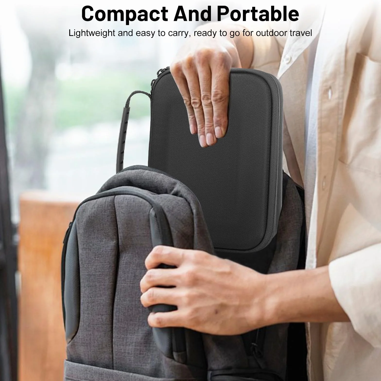 Étui Sac pour DJI Osmo Mobile 7P/8, Sac de Rangement Portable Compact pour DJI Osmo Mobile 7/7P/8 Vlog Combo