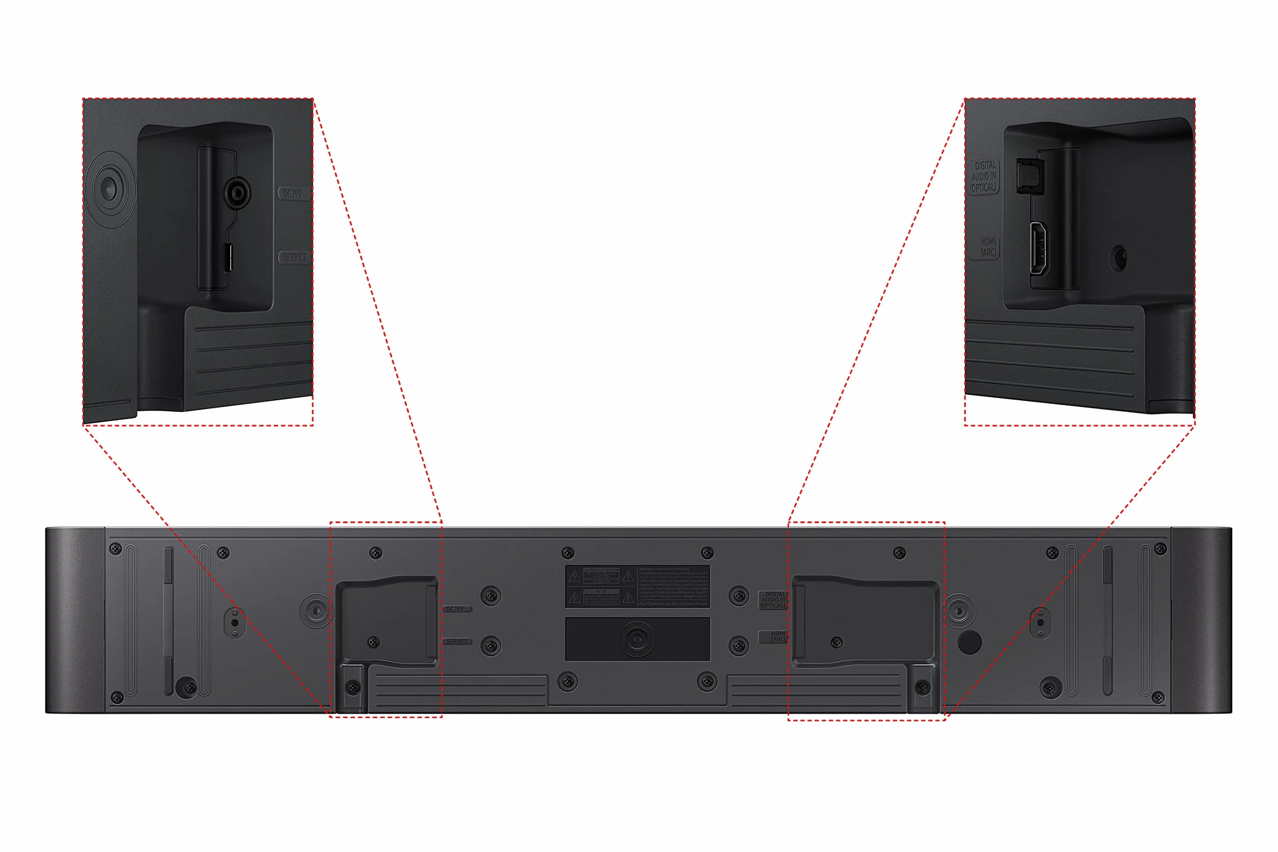 Samsung HW-S56B Barre de Son Bluetooth Gris foncé USB