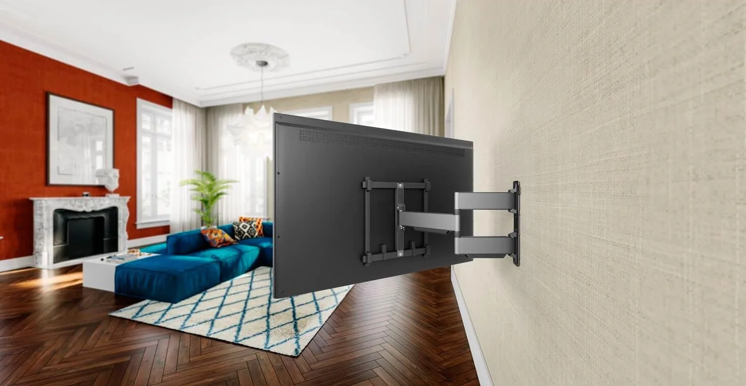 Vogel's Elite 5445 Support Mural TV pivotant et Ultra-Mince pour téléviseurs de 32 à 65 Pouces, Max. 35 kg, Pivote jusqu'à 180°, Support TV orientable Max. VESA 400x400, Universellement Compatible