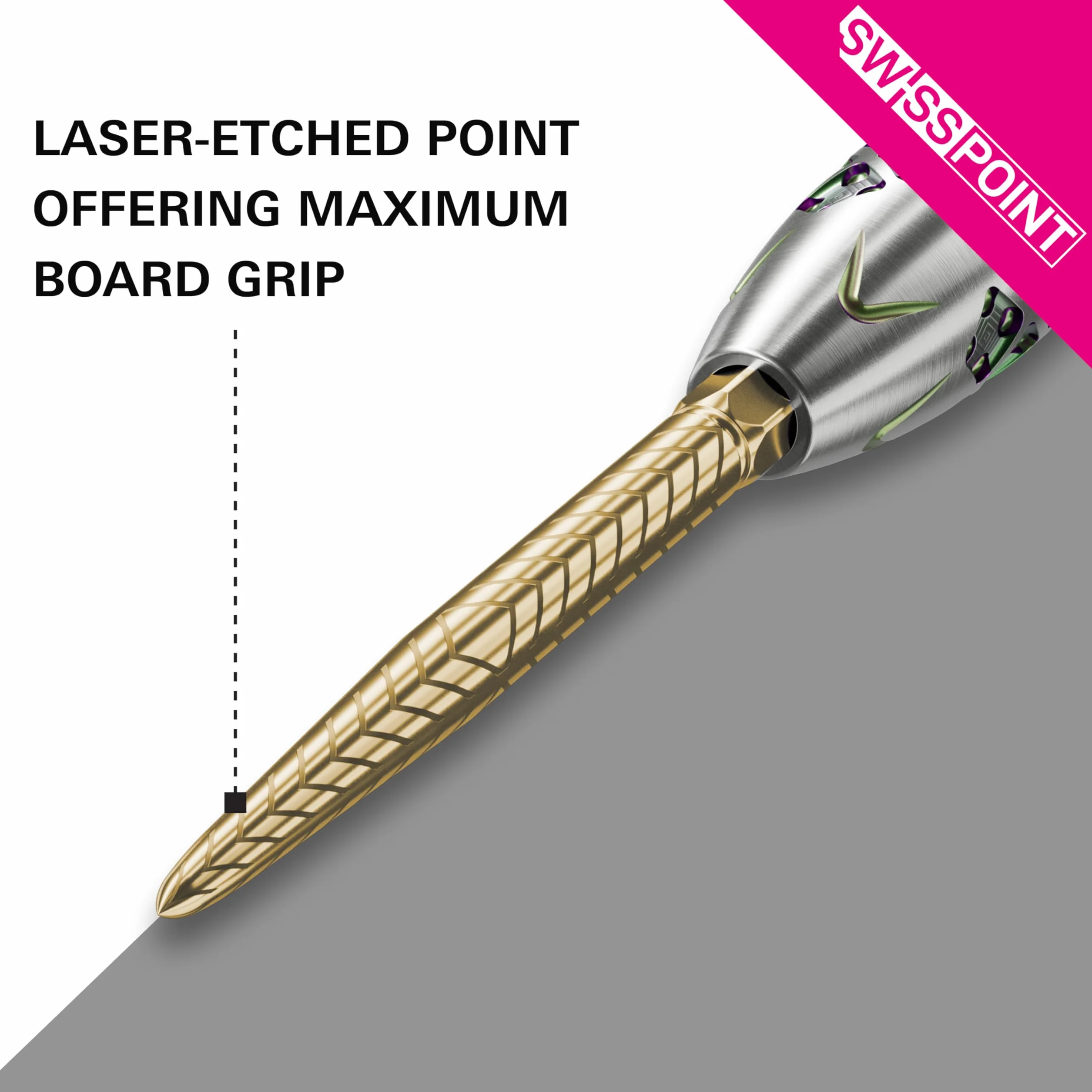 Target RVE Swiss Point Dart Points 30mm Gold (3 Pack) Set Pointes Fléchettes