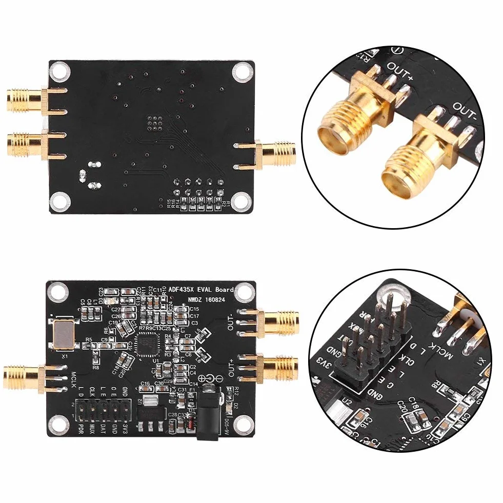 ADF4351 PLL Synthétiseur de Fréquence Carte de Développement RF 35M-4.4GHz Générateur de Signal Test électrique