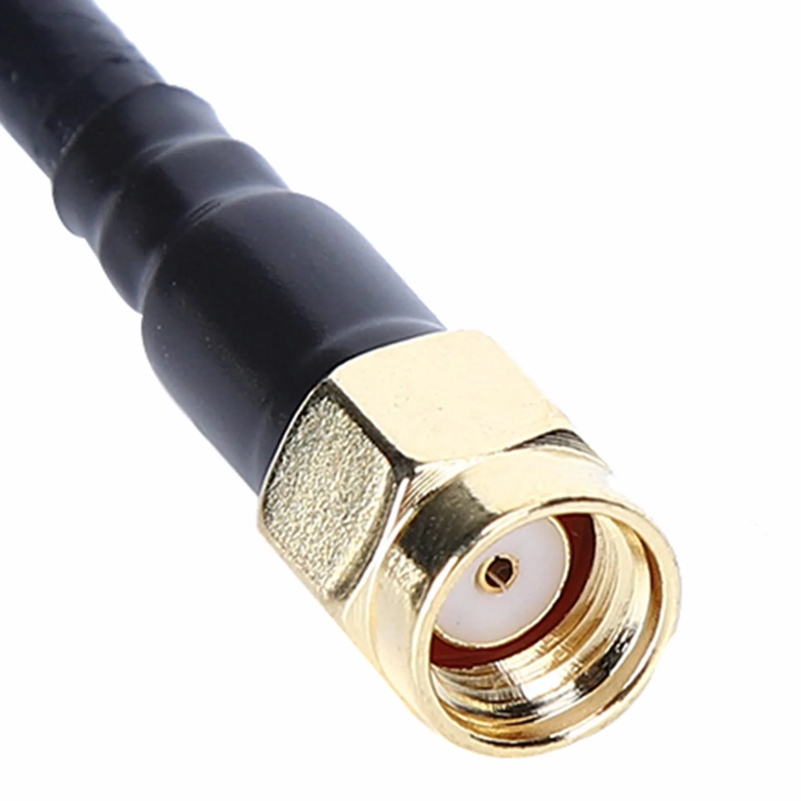 Alomejor Antenne à Gain élevé 5.8Ghz 3dBi RHCP Installation Flexible Fort pour FPV Racing Drone RC Pièces Accessoire (N-oir)