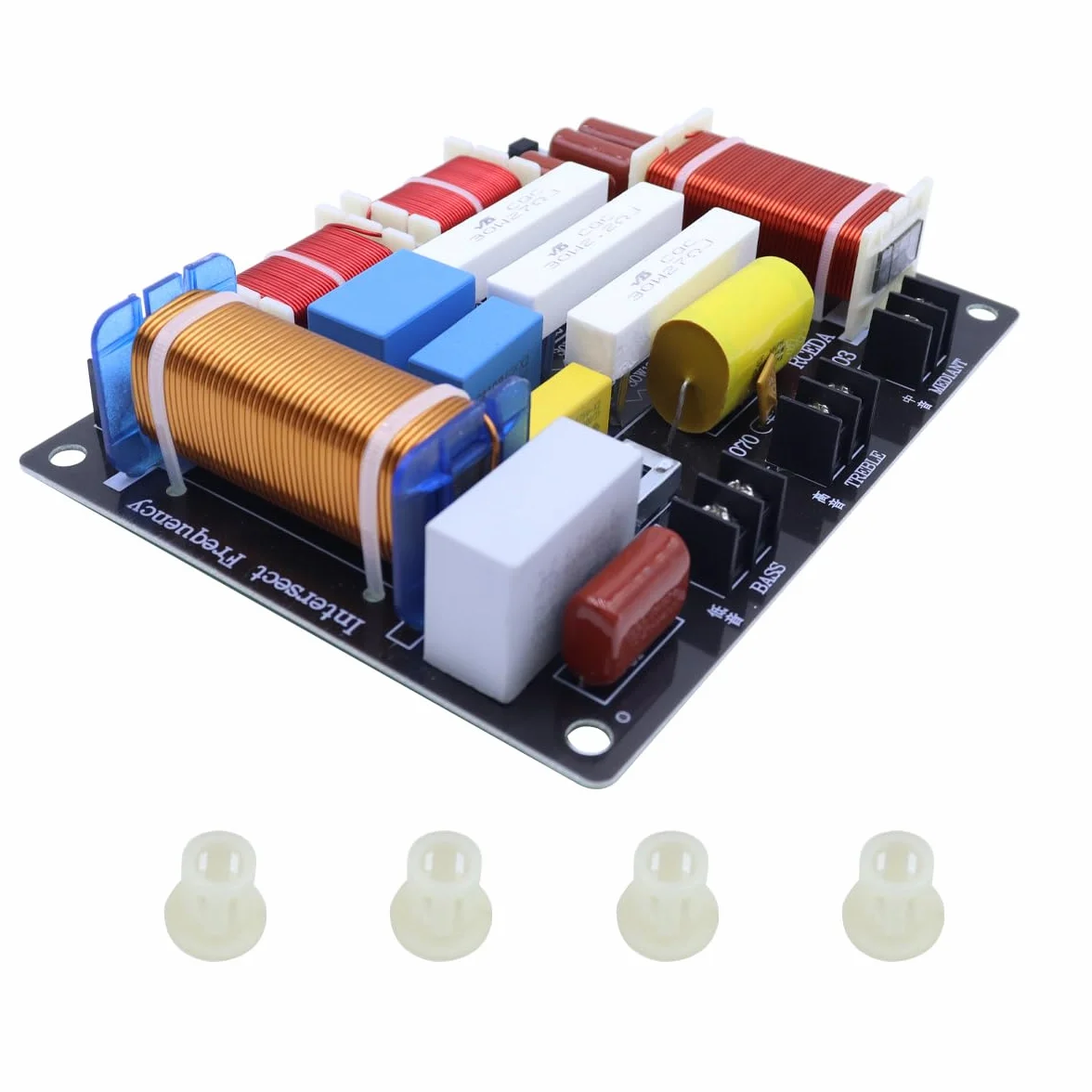 Diviseur de fréquence avancé 3 voies pour haut-parleurs 4 combinaisons sonores Diviseur de fréquence sonore PA-3808
