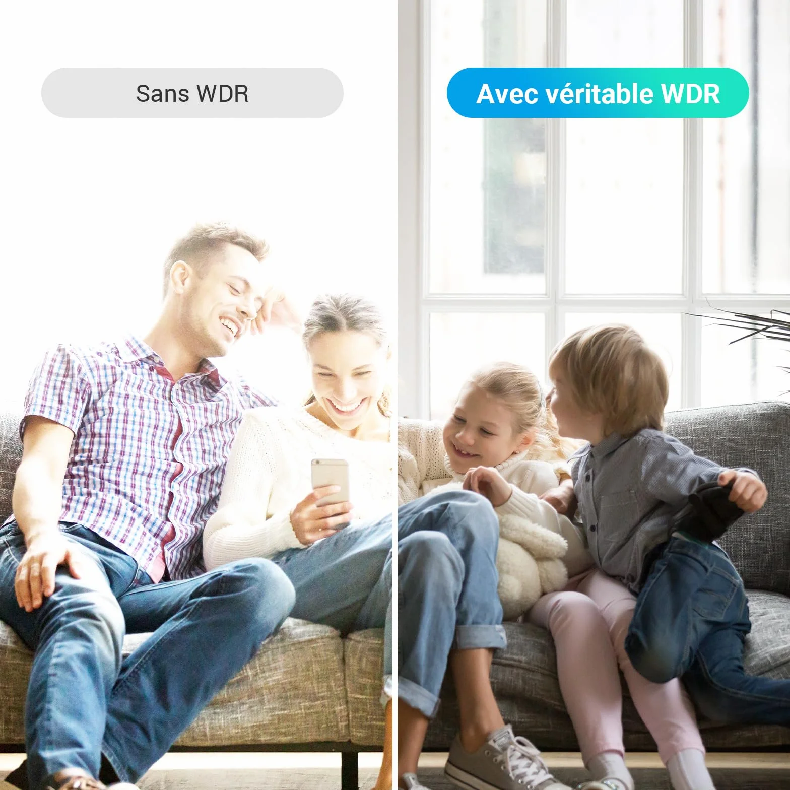 EZVIZ C6N G1 4K Caméra Surveillance WiFi Intérieure 360° Vision Nocturne Couleur WDR