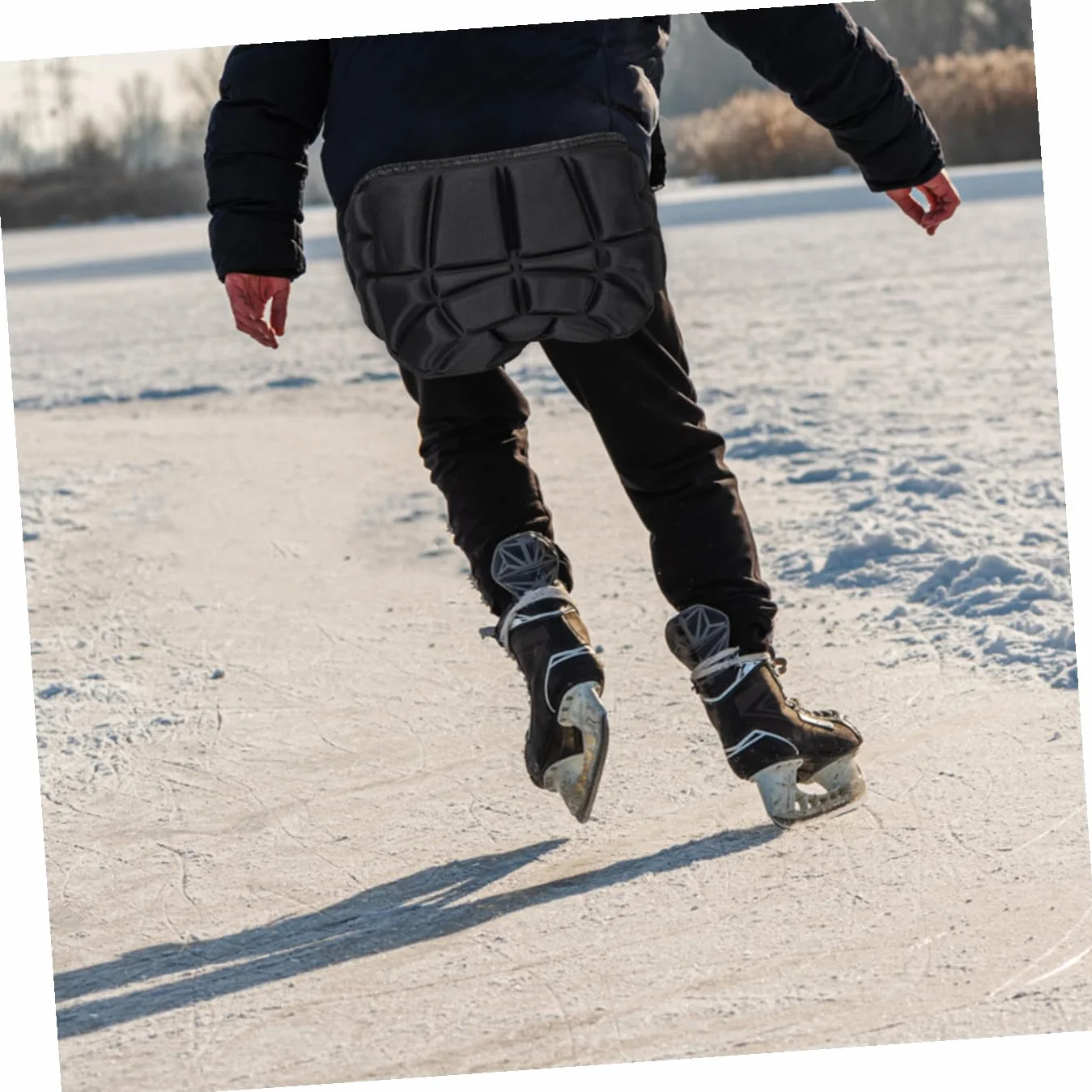 Protection Rembourré pour Patinage Adulte, Renforcée pour Chutes, Ski Pêche Hivernale, Confortable Respirant Homme Femme