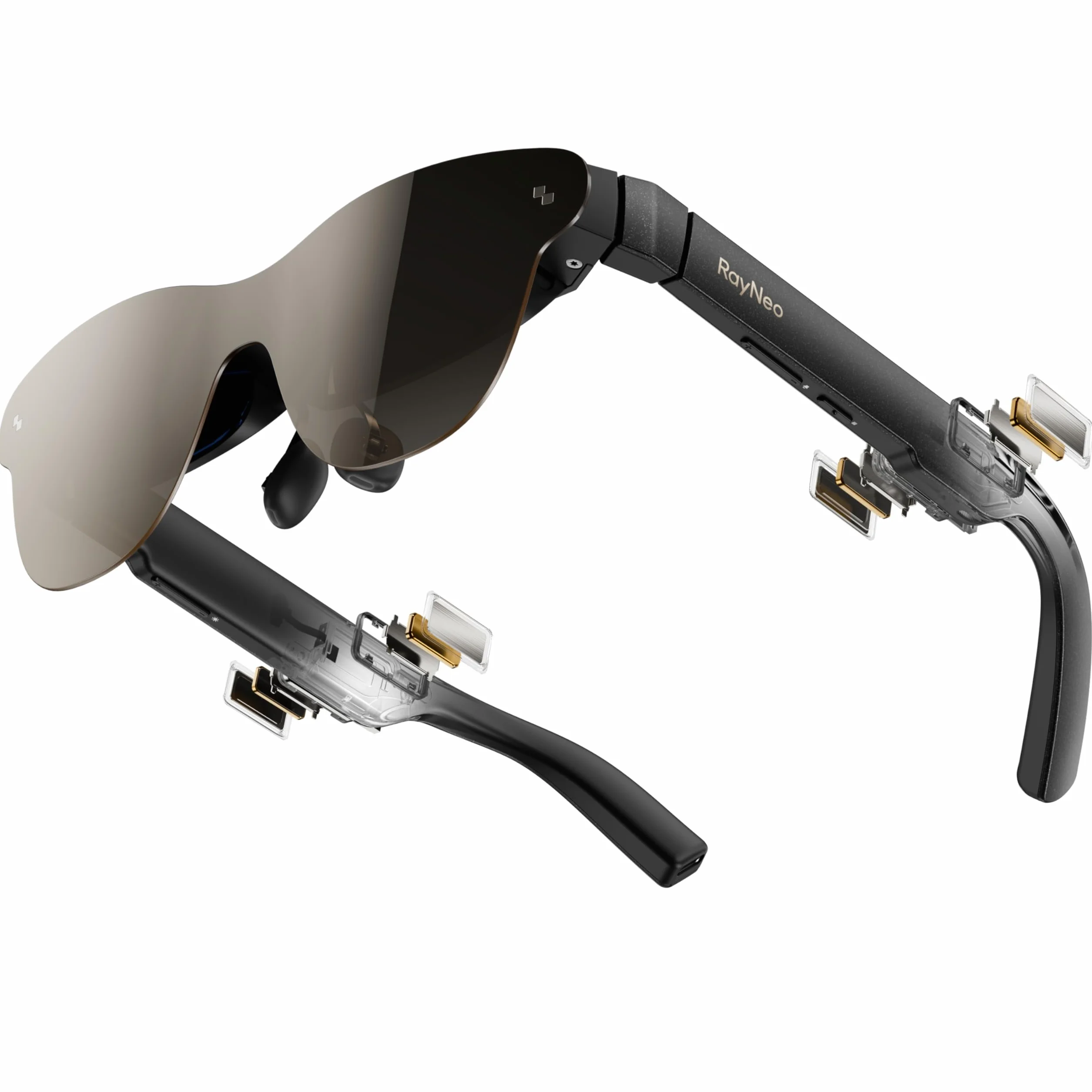 RayNeo Air 3s Pro Lunettes AR/XR - Affichage vidéo 201'' 1200 Nits 120Hz HueView 2.0, Lunettes de Jeu intelligentes pour iPhone 17,16,15/Android/Mac 2/PS5/SteamDeck