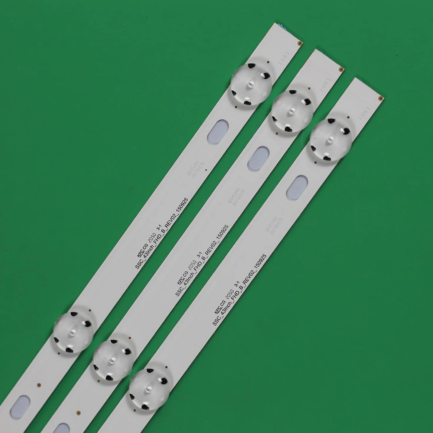 Bande de rétroéclairage LED for 7 lampes compatible for Innotek 17Y 43 pouces - Type A 43UJ6300 43UJ6307 43LJ594V HC430DUN SSC_43LJ61_FHD 43UJ630V 43UJ634V Bande lumineuse TV