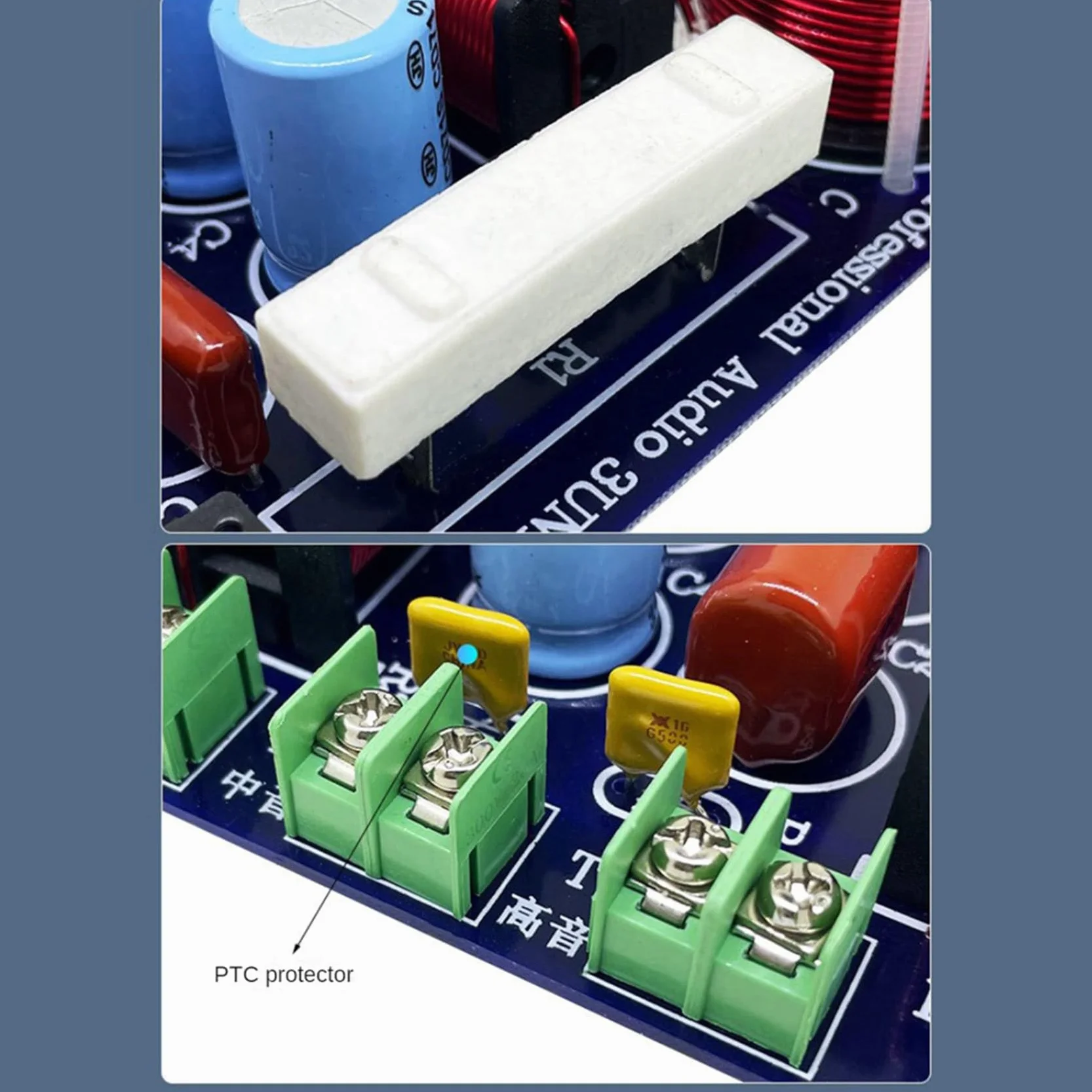 4 unités 3 voies 250 W 850/5200 Hz diviseur de fréquence DIY haut-parleur filtre circuit aigus graves médias HiFi stéréo Audio Crossover