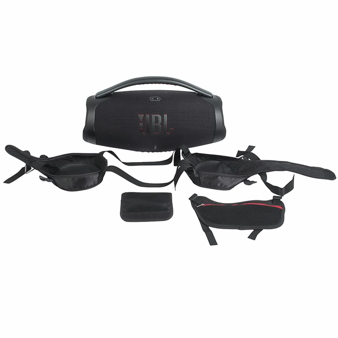 Housse de Transport pour JBL Boombox 3 / Boombox 2 / Boombox, Sangle Étui de Protection, Voyage Housse Rangement Latérale Protection