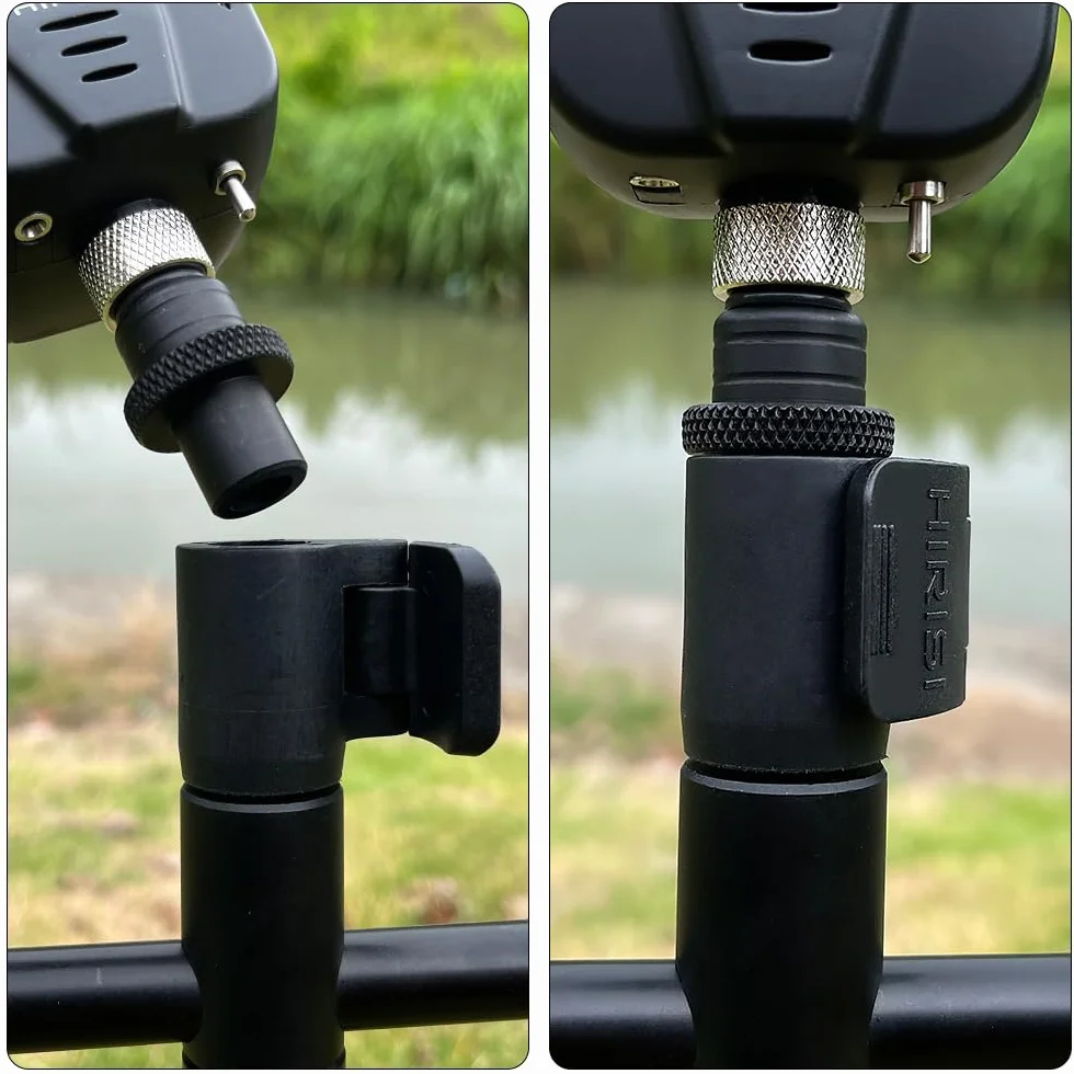 Connecteur magnétique à changement rapide pour canne à pêche carpe