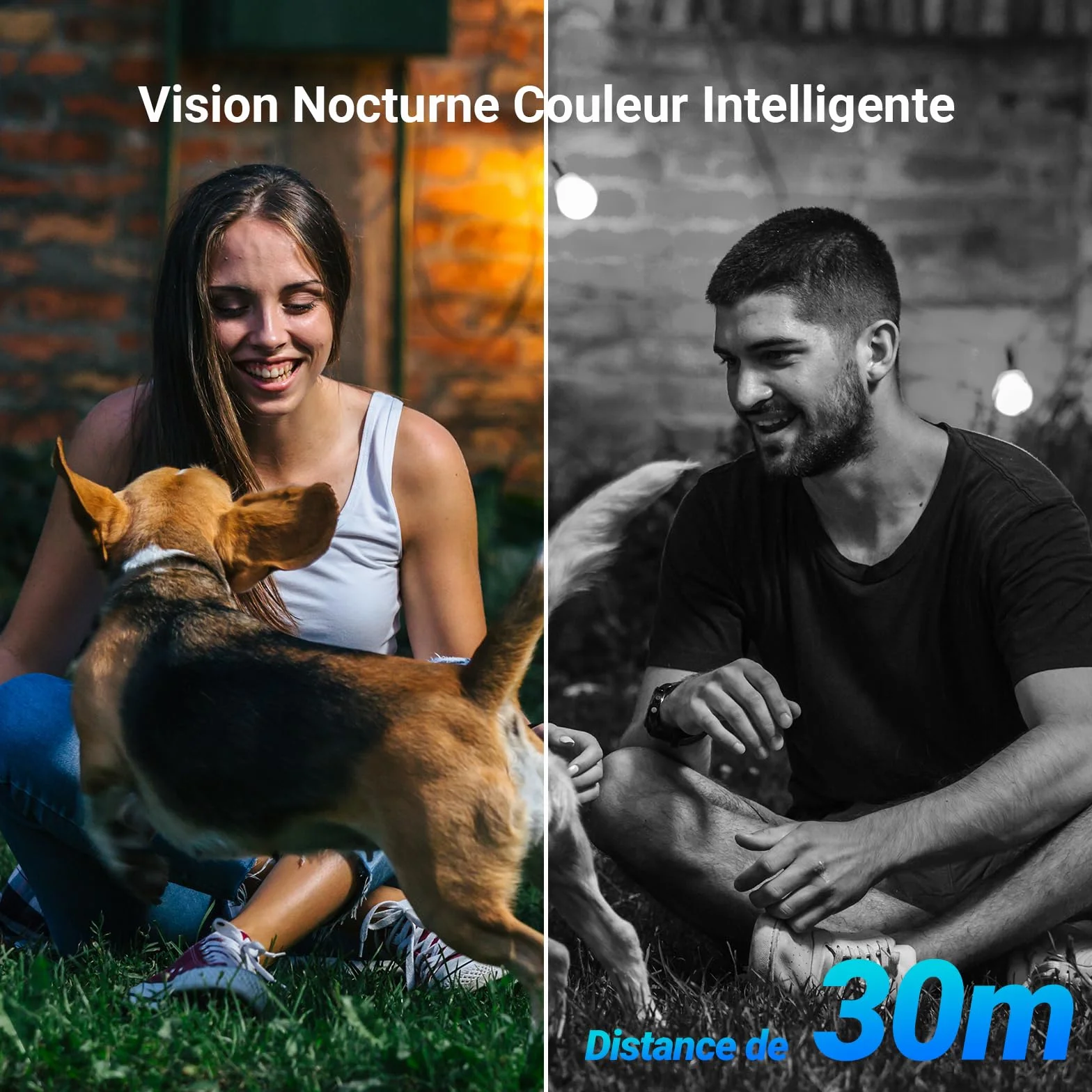 EZVIZ C8c 5MP 2PK Caméra Surveillance WiFi Extérieure 3K 360° Suivi Auto-Zoom Détection IA Humaine Véhicule Vision Nocturne Couleur Double Bande 2.4/5GHz WiFi 6