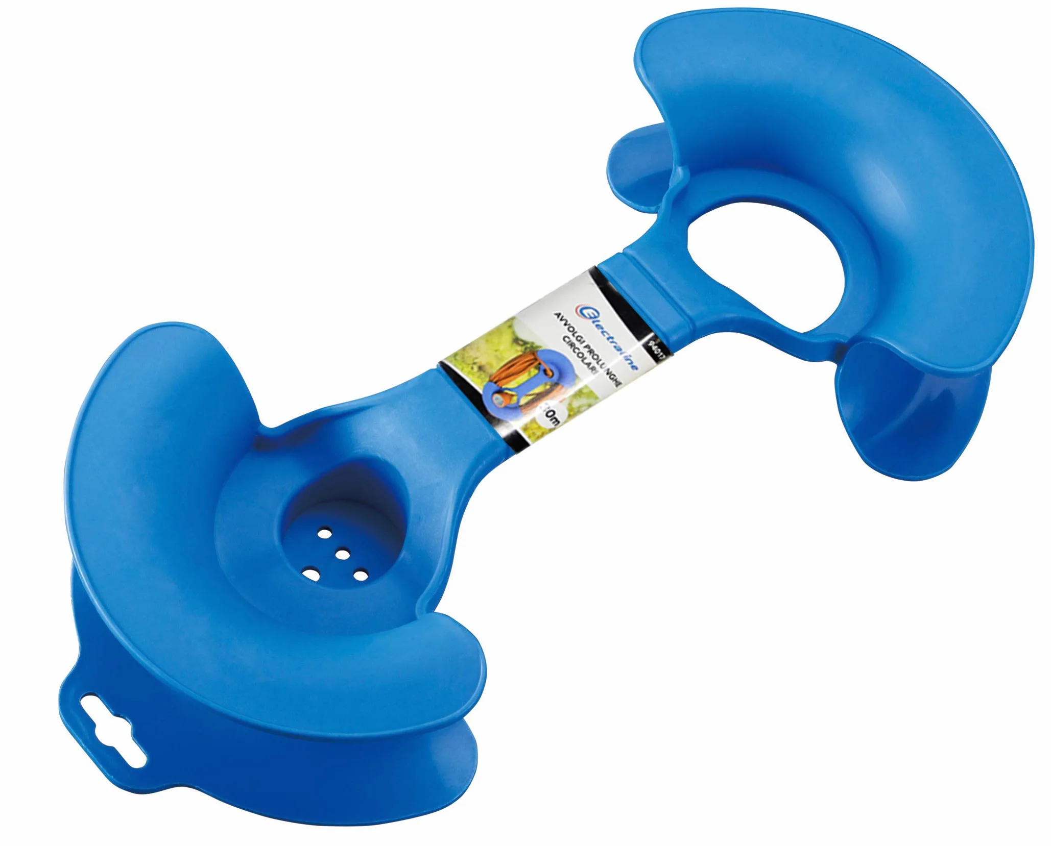 Electraline 94017 Enrouleurs de Câble, Support Portable pour Extension de Bobine et Câbles Bleus