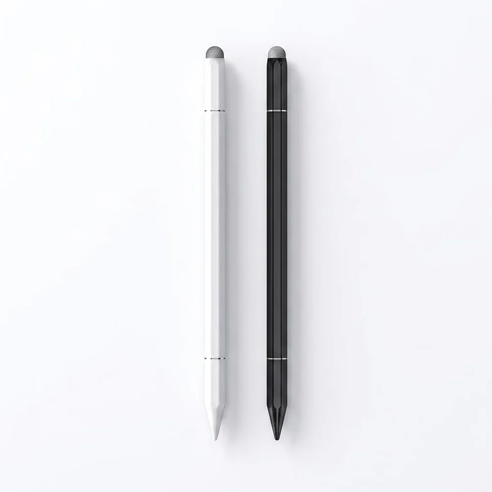 Stylet Tablette, Lot de 2 Stylet Tactile Universel avec Pointe de Précision, Stylet iPad pour Écrans Tactiles Compatible avec Samsung, Huawei, Xiaomi, Tablette et Smartphone