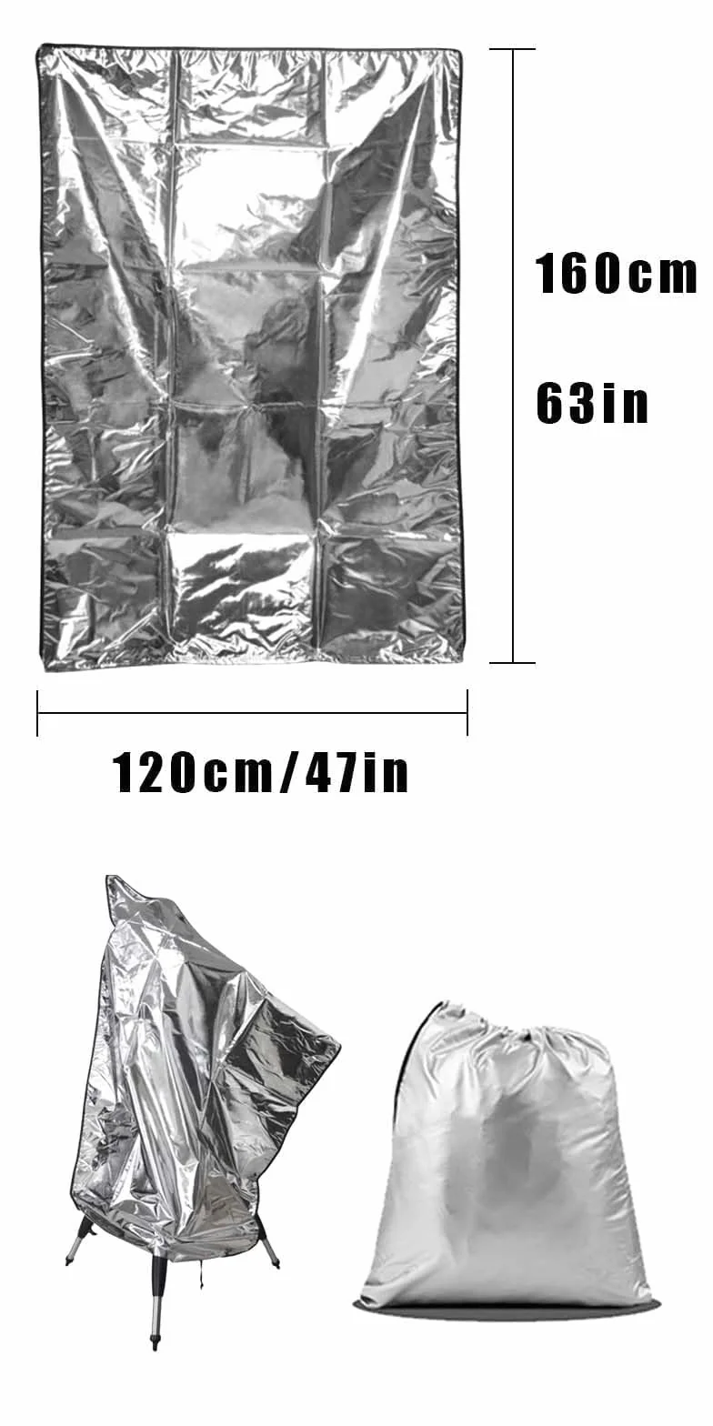 Housse de télescope imperméable 165cm x 120cm 420D Protection étanche
