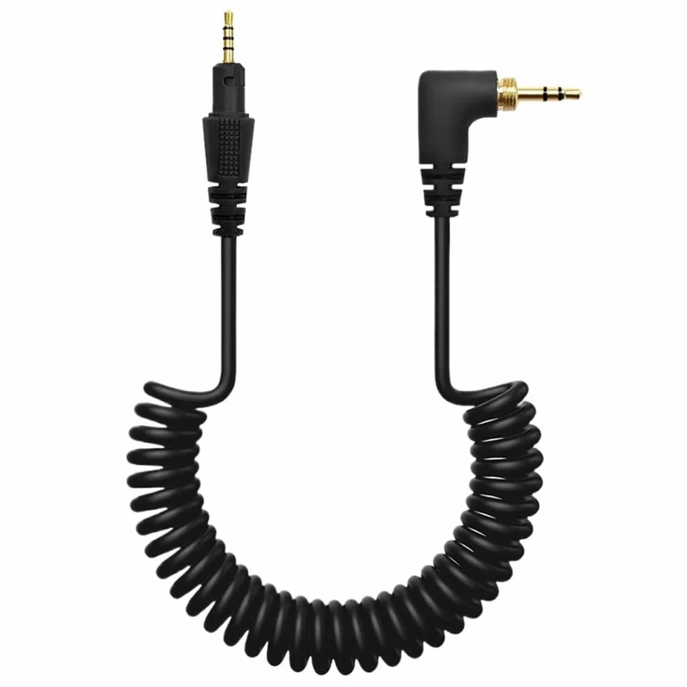 Câble audio pour Pioneer DJ HDJ-CUE1 HDJ-X5 HDJ-X7 HDJ-S7 HDJ-CX Casque, 3,5 mm à 2,5 mm Câble rétractable à ressort, avec 6,35 mm Adaptateur (1,2~2m)