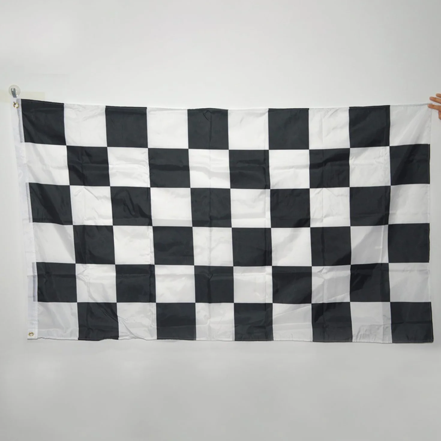 Drapeau De Course en Réseau Noir Et Blanc, 10 Drapeaux À Main, Décorations De Fête, Drapeaux D'Arbitres