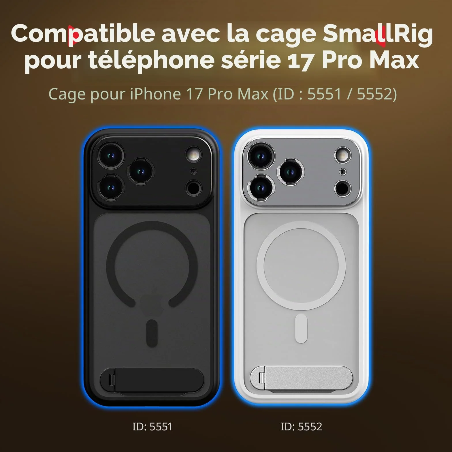 SMALLRIG FilMov Bague de Filtre magnétique 67 mm pour Coque de téléphone 17 Pro Max