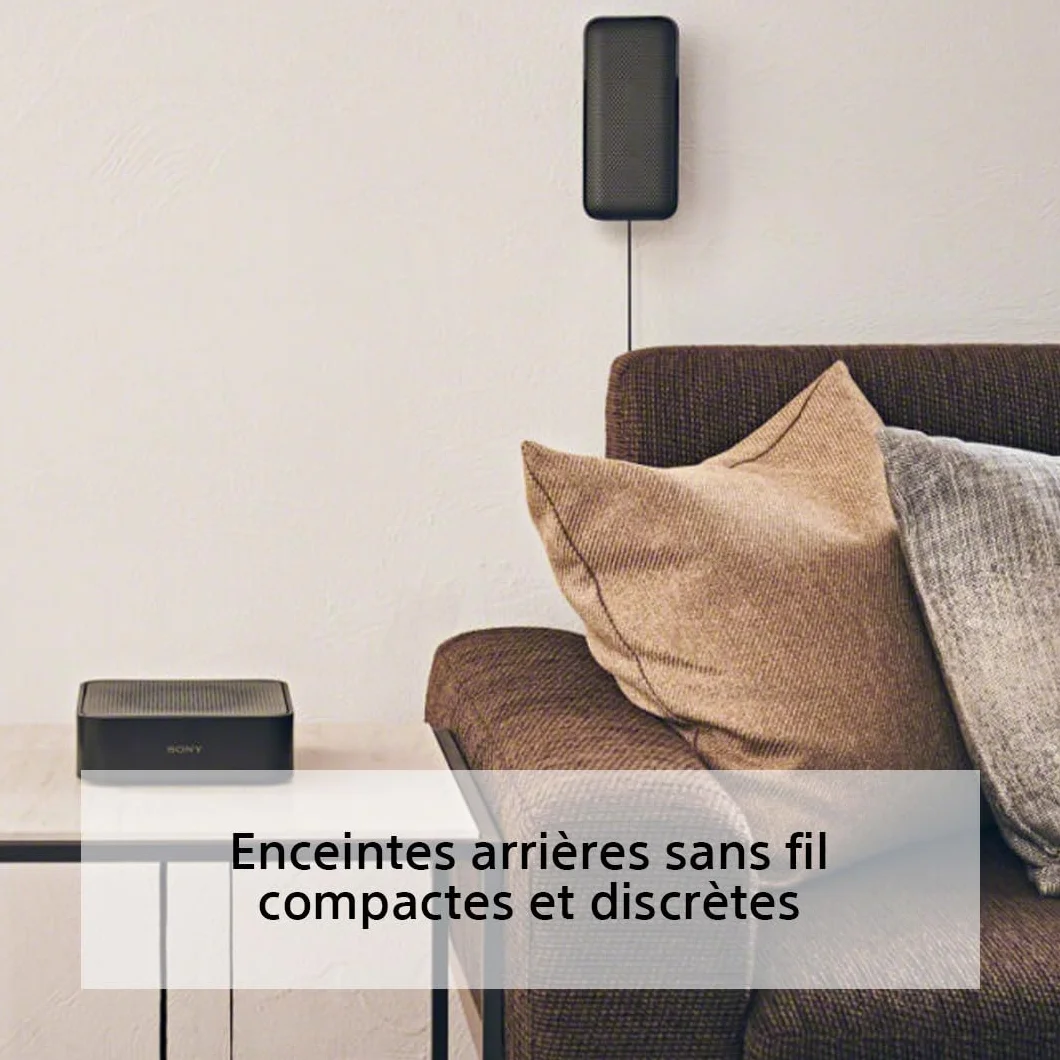 Sony HT-S40R Barre de Son 5.1ch Home Cinéma sans Fil Noir