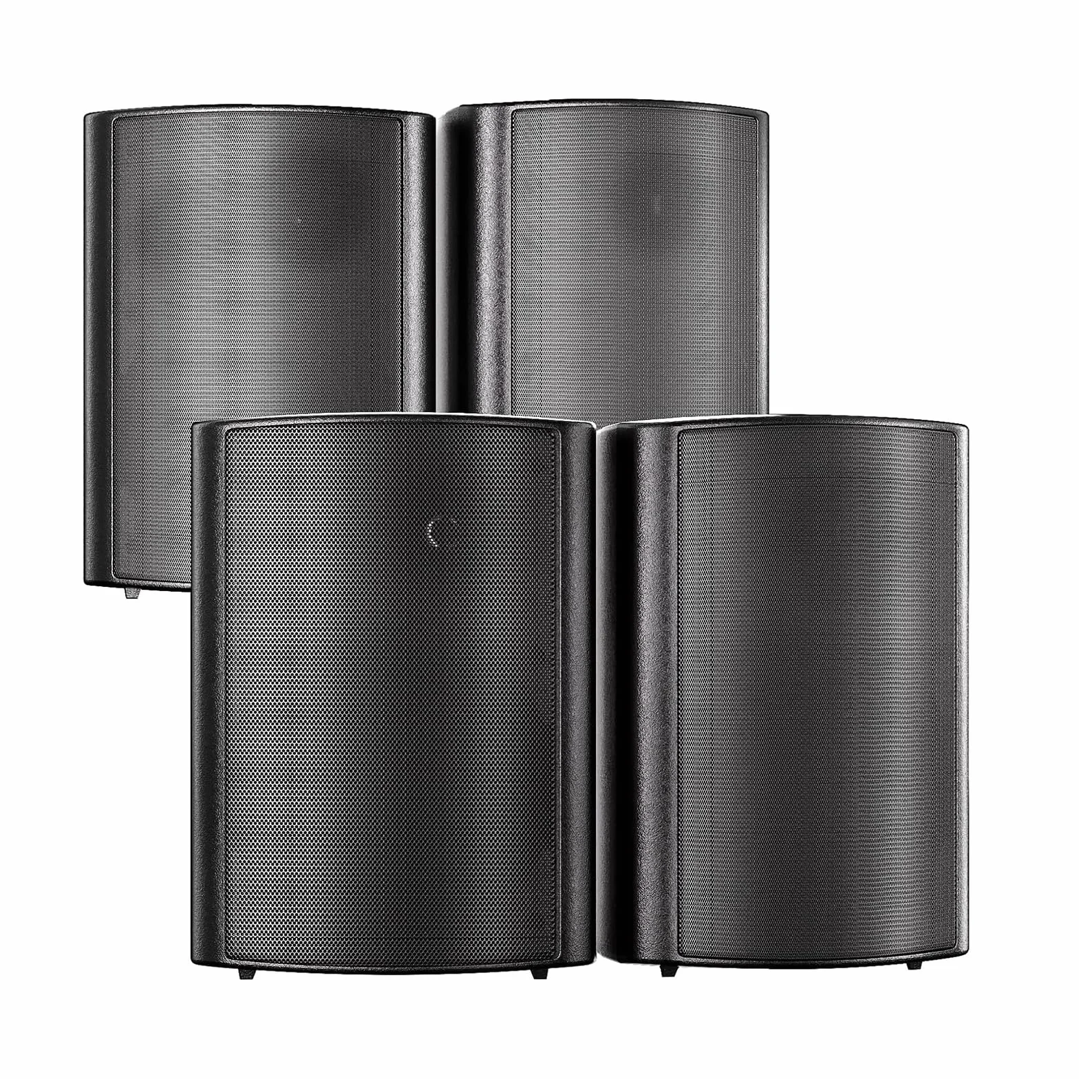 STUDIOFINIX 800W 6,5 "Outdoor Bluetooth Haut - Parleur étanche avec amplificateur Multifonction système Mural résistant aux intempéries pour Patio Garden Poolside Home (4 Haut - parleurs)