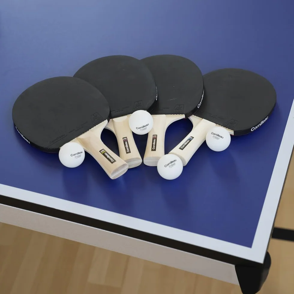 Cornilleau Raquette de Tennis de Table Sport Pack Quattro Noir