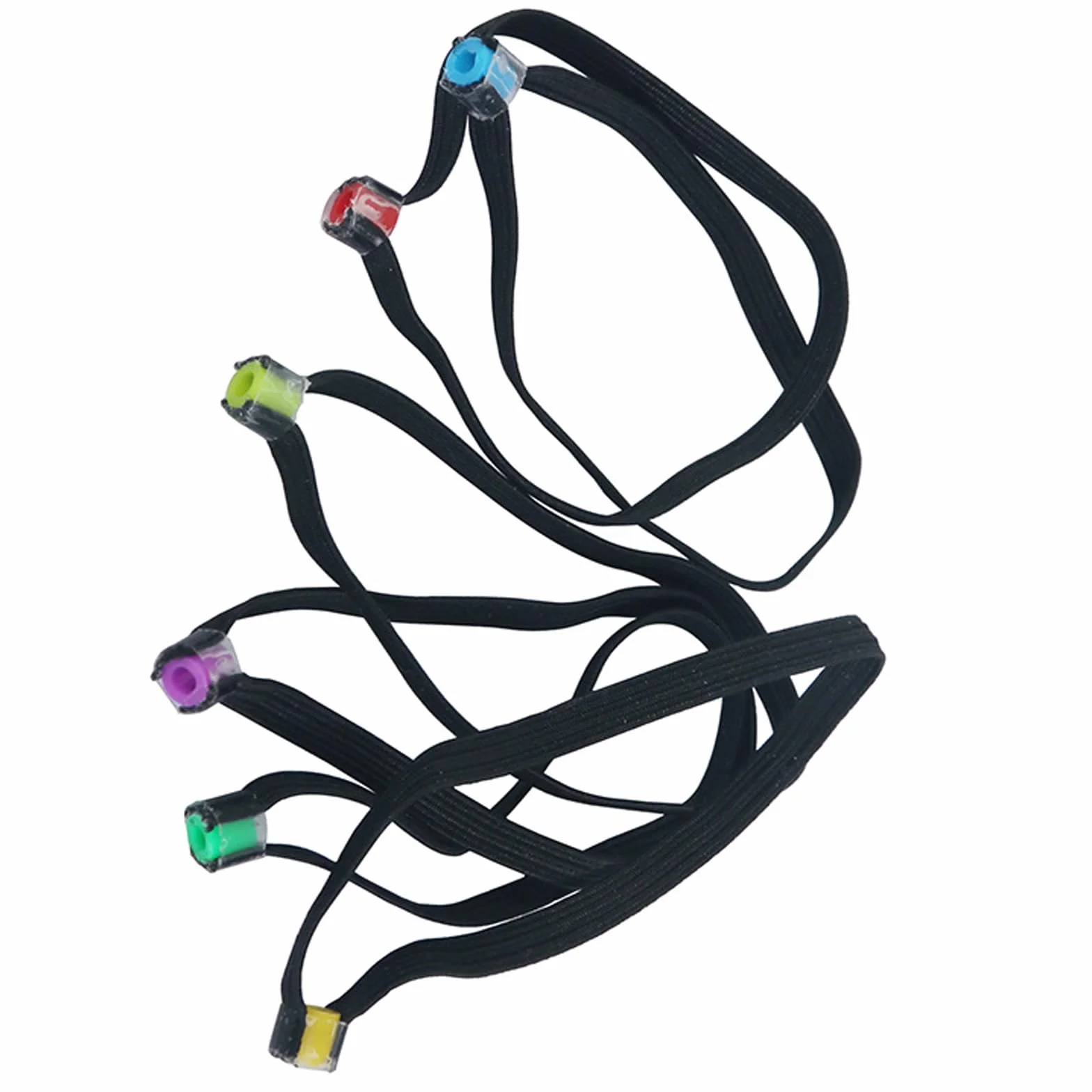 Tippet Lot de 6 anneaux de pêche élastiques portables