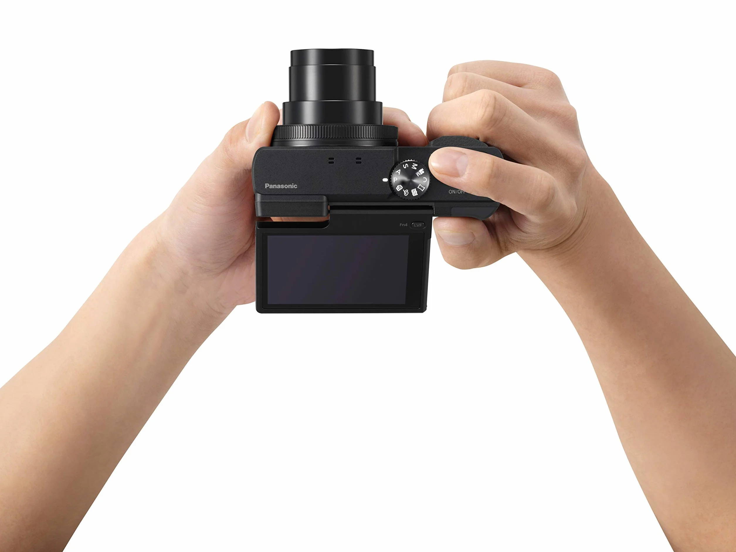 Panasonic DC-TZ90EB-K Appareil photo de voyage compact de poche à zoom 30x – Noir, vidéo et photo 4K, objectif Leica (Reconditionné)