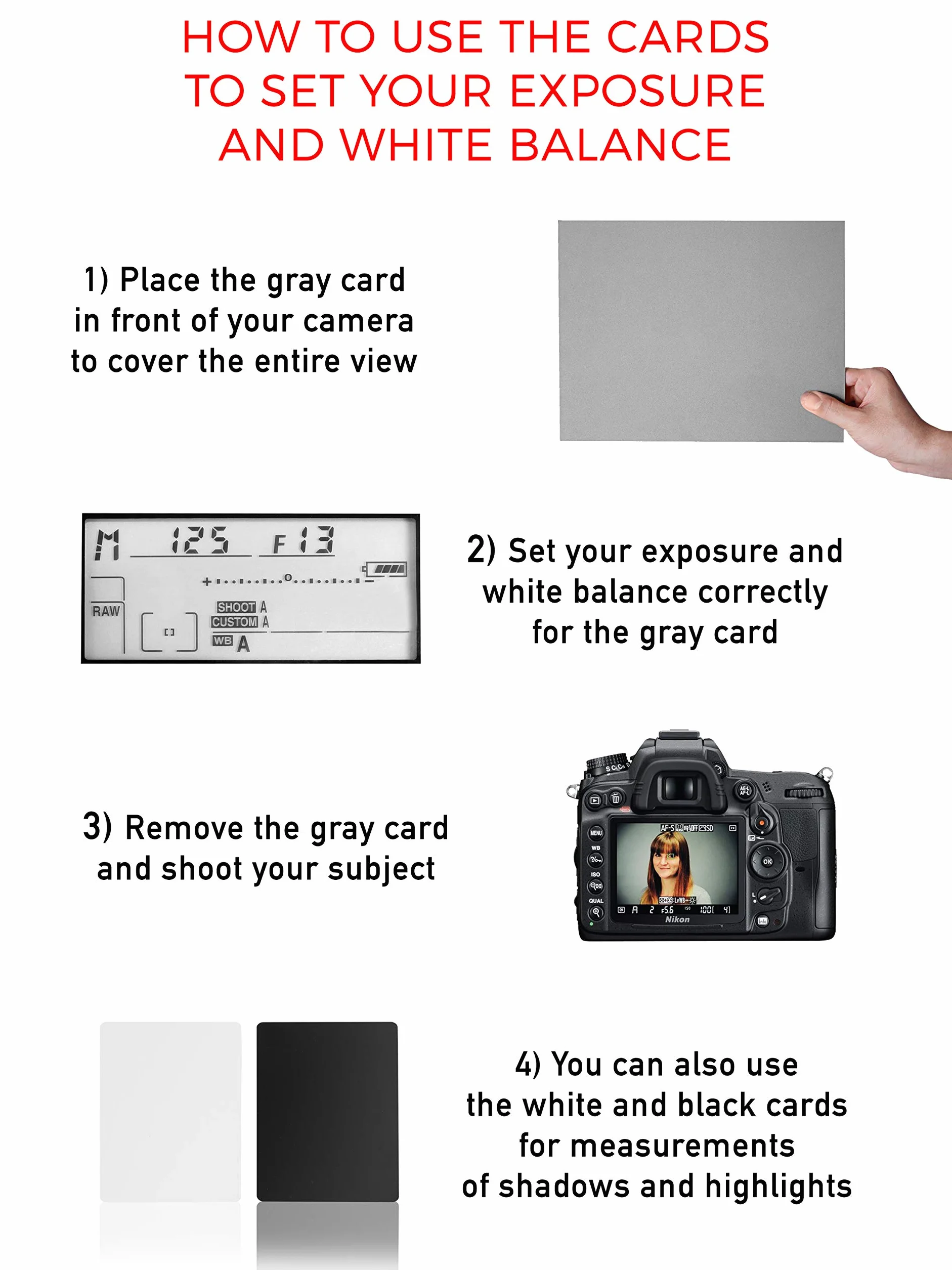 Grey Card. Carte Grise pour la Balance des Blancs Manuelle. Les Vraies Images Couleur en Photographie. en Format Carte bancaire avec Cordon de Transport.
