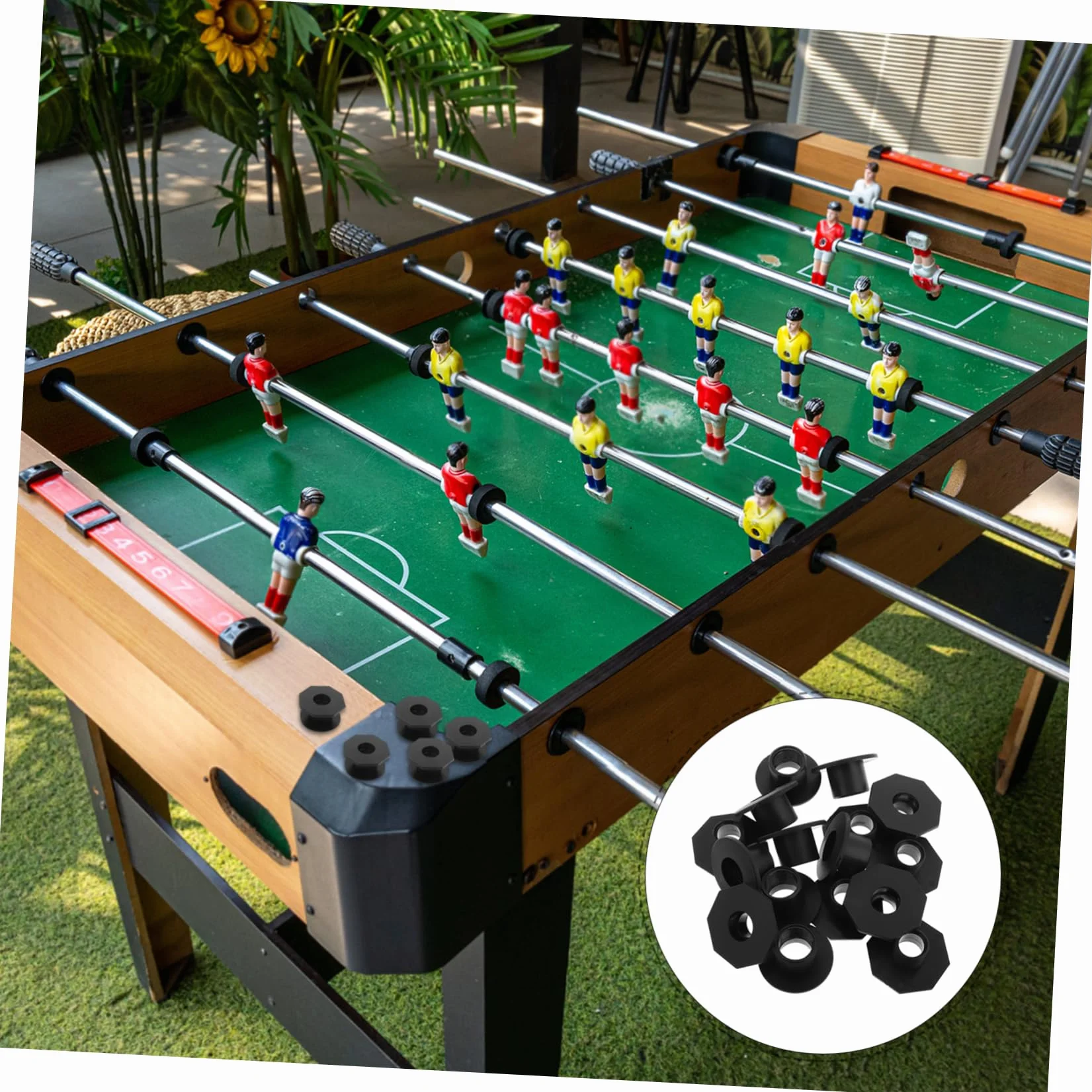 VICASKY 8 Paires de Roulements pour Baby-Foot Accessoires Table de Football Rotation Fluide Anti-Blocage
