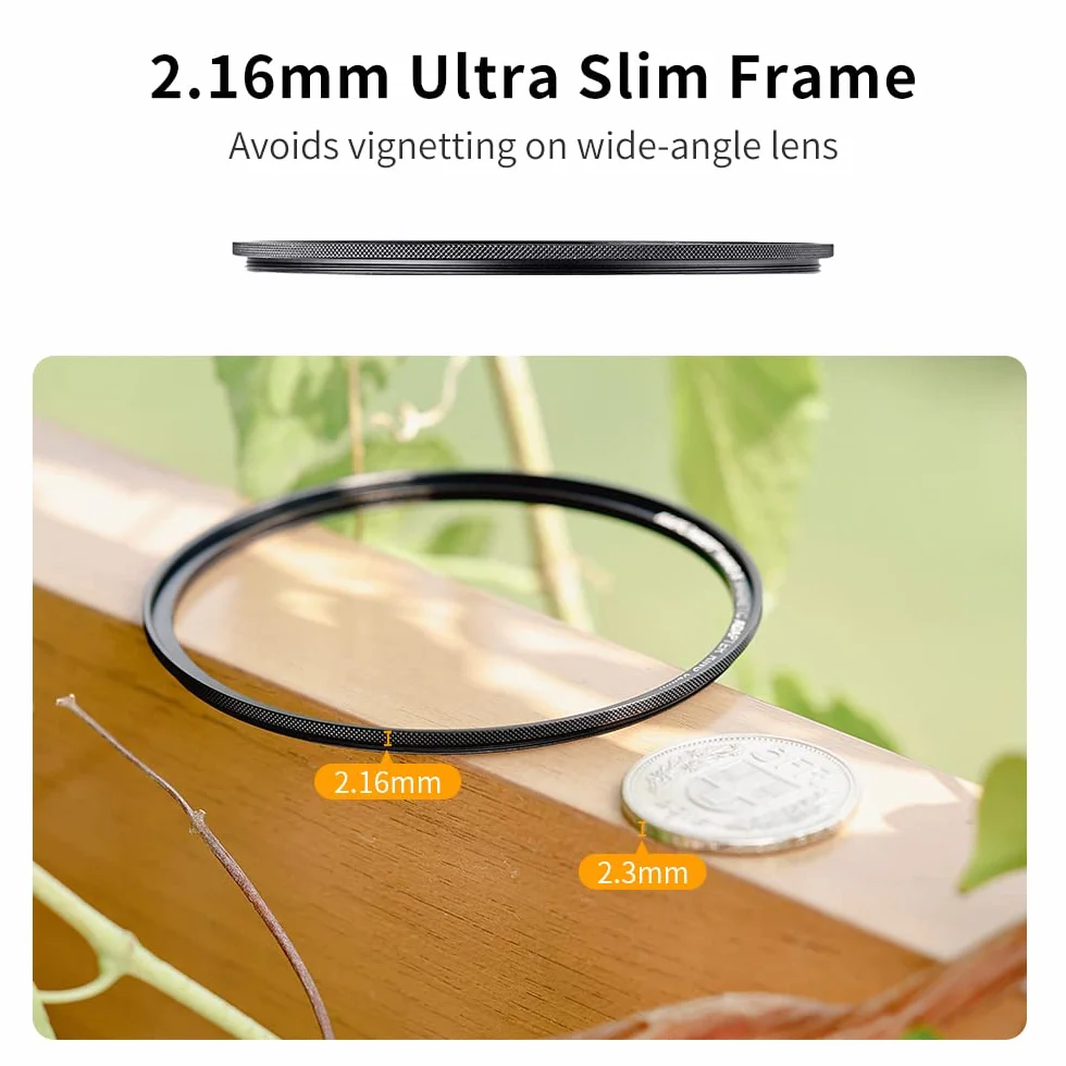 K&F CONCEPT Bague Magnétique pour Filtre 77mm Système Installer Rapide