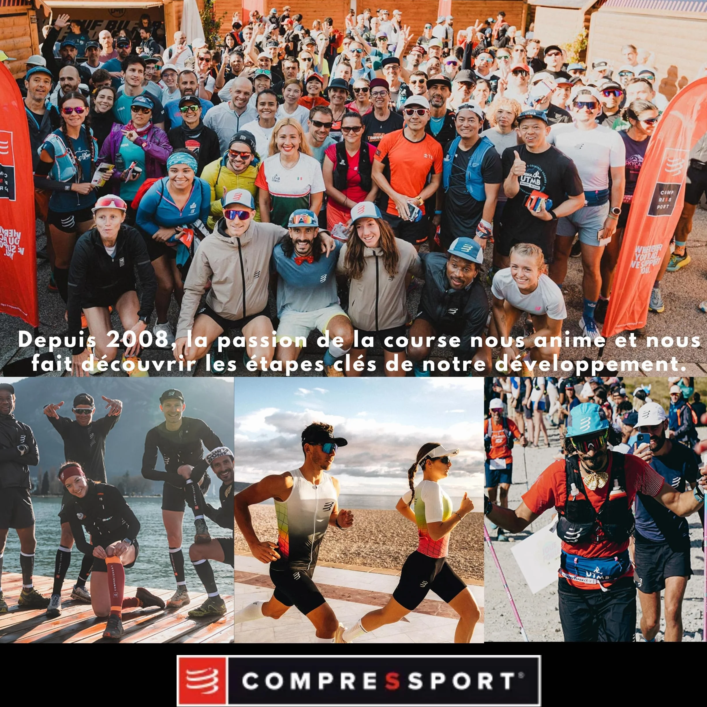 Compressport Ceinture Porte-Dossard Race Belt Course à Pied Vélo Ajustable Fonctionnel