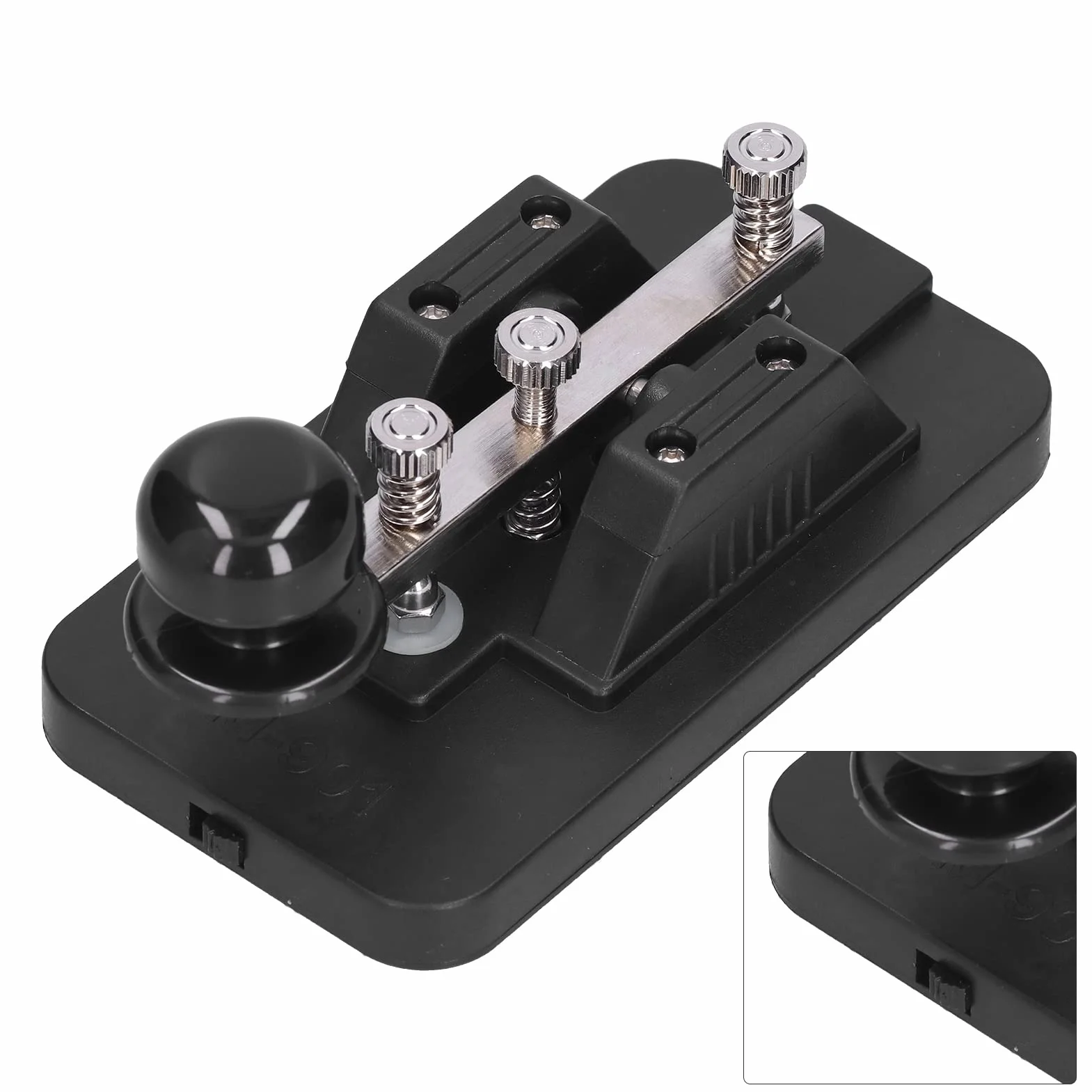 Kit D'entraînement du Code Morse, CW Telegraph Key Practice Trouor Trainer Tempraph Tapper Morse Code Clé avec Buzzer pour Débutant