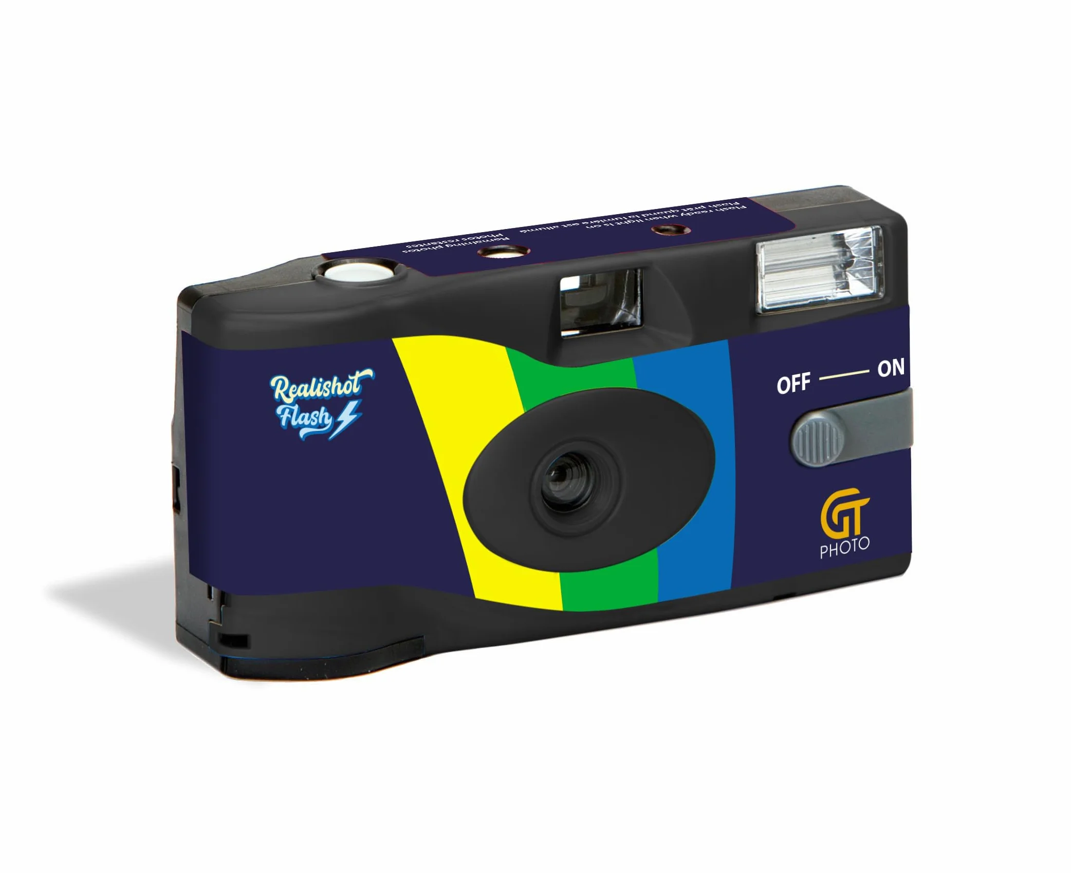 Appareil Photo Jetable Realishot Flash 27 Photos Gris GT PHOTO