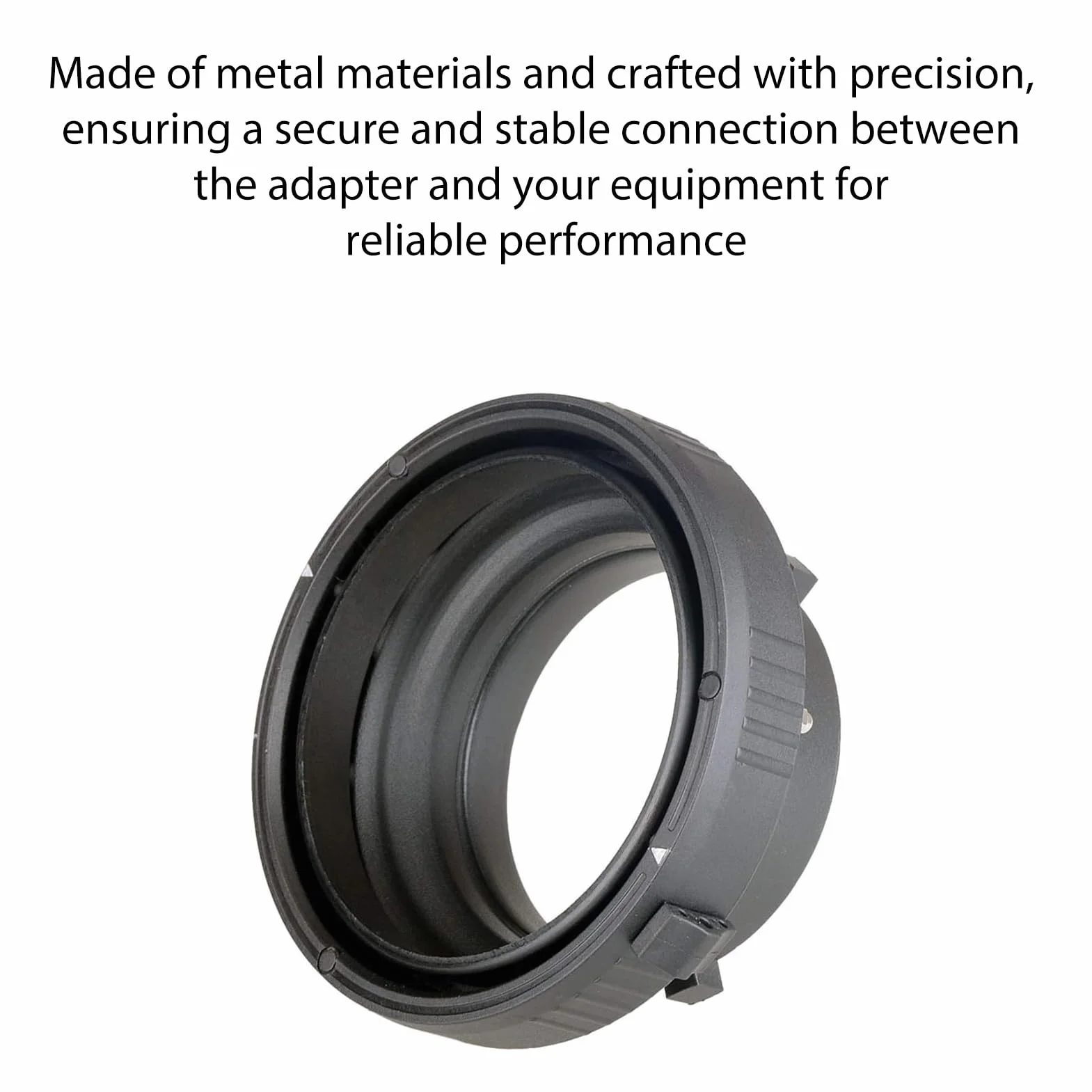 Adaptateur de Convertisseur de Montage Bowens vers Elinchrom, Assemblage sans Outil, avec Connexion Stable et Sécurisée, pour Accessoires D'éclairage, Boîtes à Lumière, Grilles