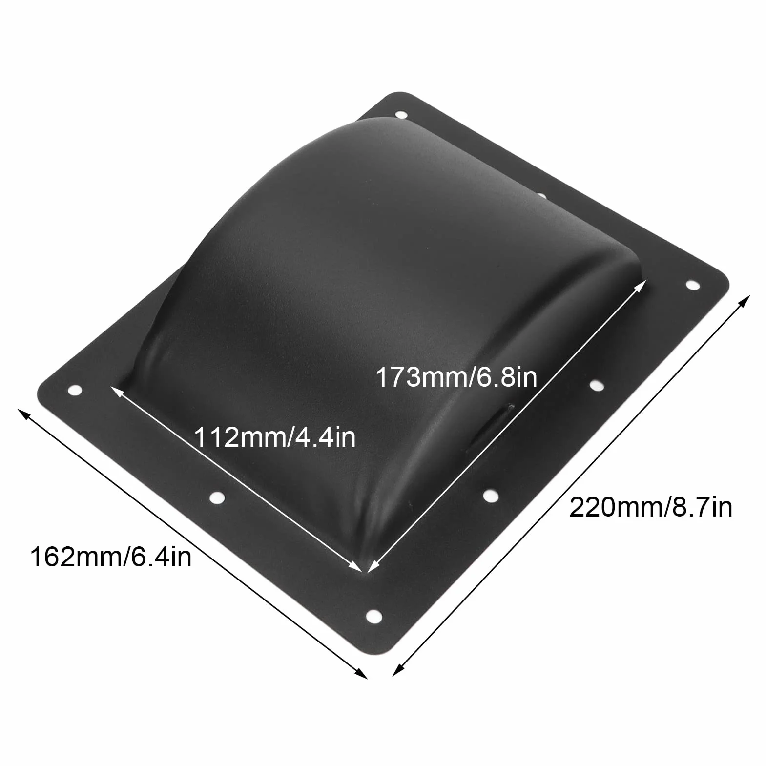 2pcs Haut parleur Poignées Professionnel en Acier de Remplacement pour Armoire Audio Poignée de Transport pour les Audios de Scène
