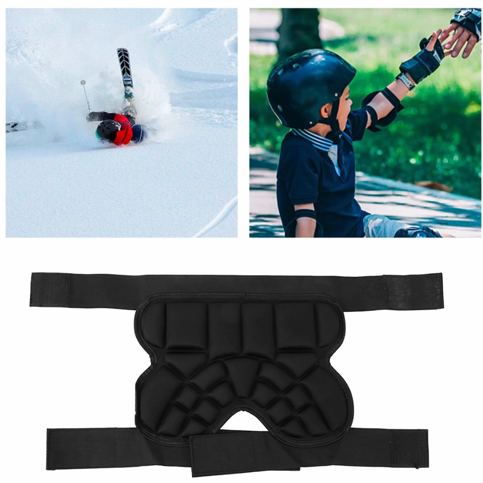 Short de Protection Rembourré en EVA 3D pour Enfants Skateboard Snowboard Patinage