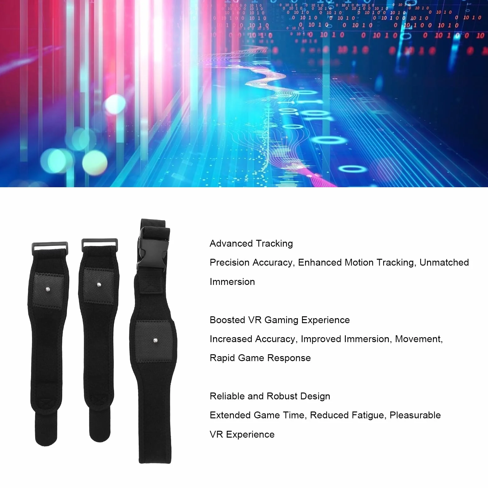 Sangle de Suivi du Corps Complet pour Vive Tracker, Sangles de Poignet réglables Compatible VR