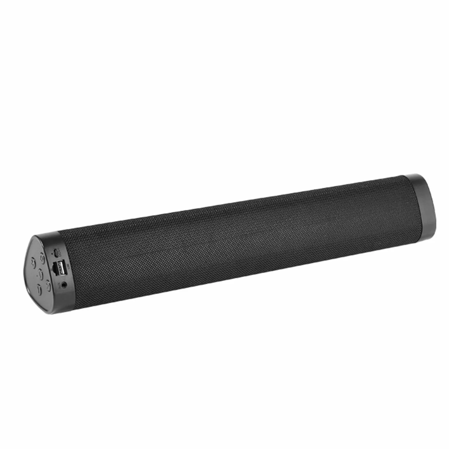 Barre de Son Bluetooth 17 Pouces, Haut-Parleur sans Fil avec Caisson de Basses intégré, pour PC TV