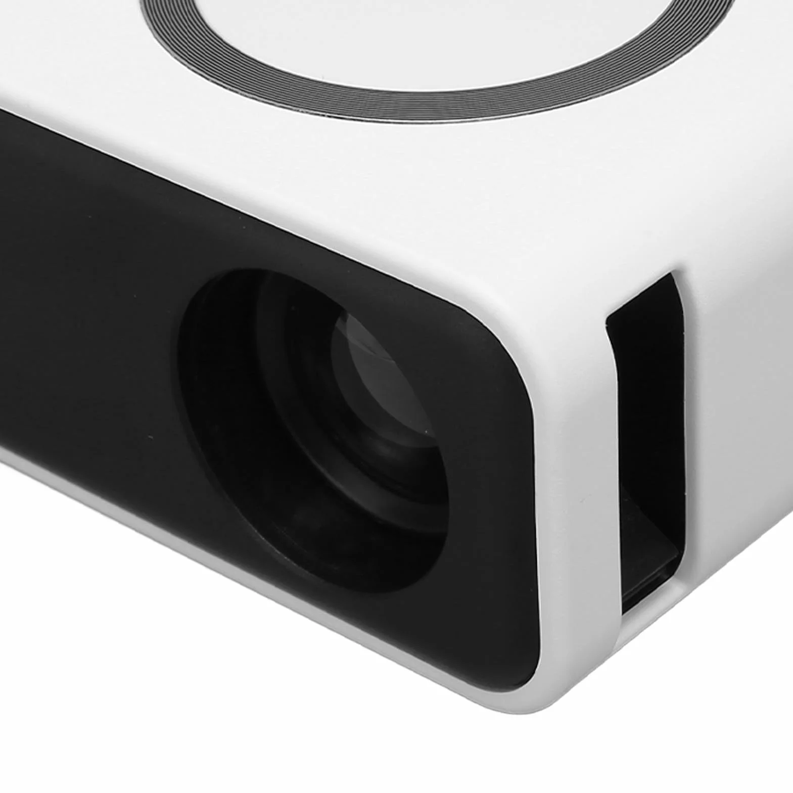 banapoy Mini Projecteur LED Full HD 1080P Portable WiFi Vidéoprojecteur pour téléphone et Ordinateur Blanc