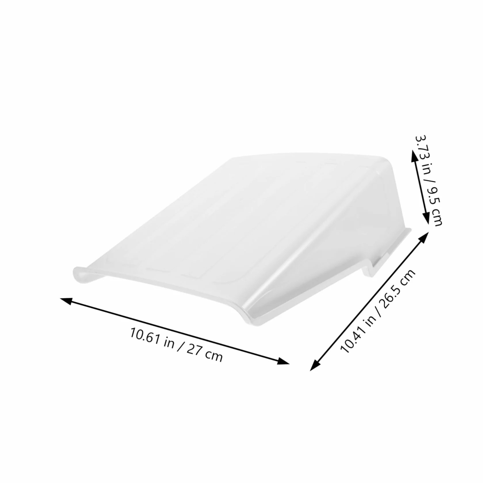 HOMSFOU Housse De Pluie pour Appareil Photo Bouclier De Caméra Extérieure Housse De Pluie pour Sonnette Caméra De Housse De Pare-Pluie Abri Protéger Blanche Plastique Protection Solaire