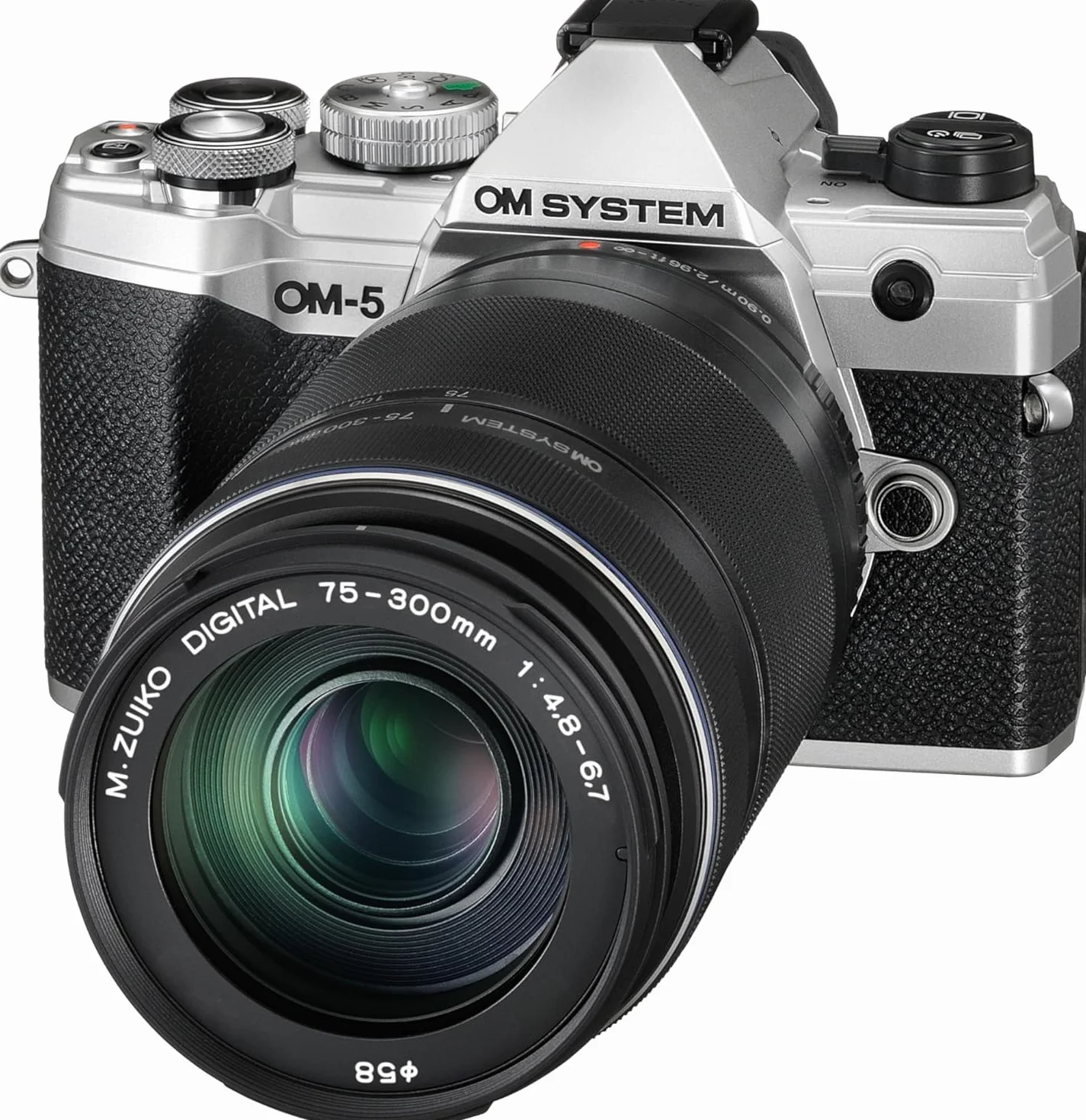 OM SYSTEM M.Zuiko Digital 75-300mm 1:4.8-6.7 II Objectif, Convient à Tous Les appareils Photo MFT (modèles Olympus Om-D & Pen, Panasonic série G), Noir