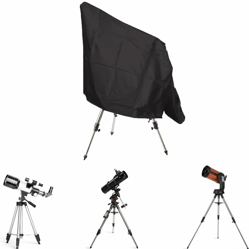 Housse de télescope en tissu Oxford 210D – Protection étanche à la poussière avec cordon de serrage réglable (B)