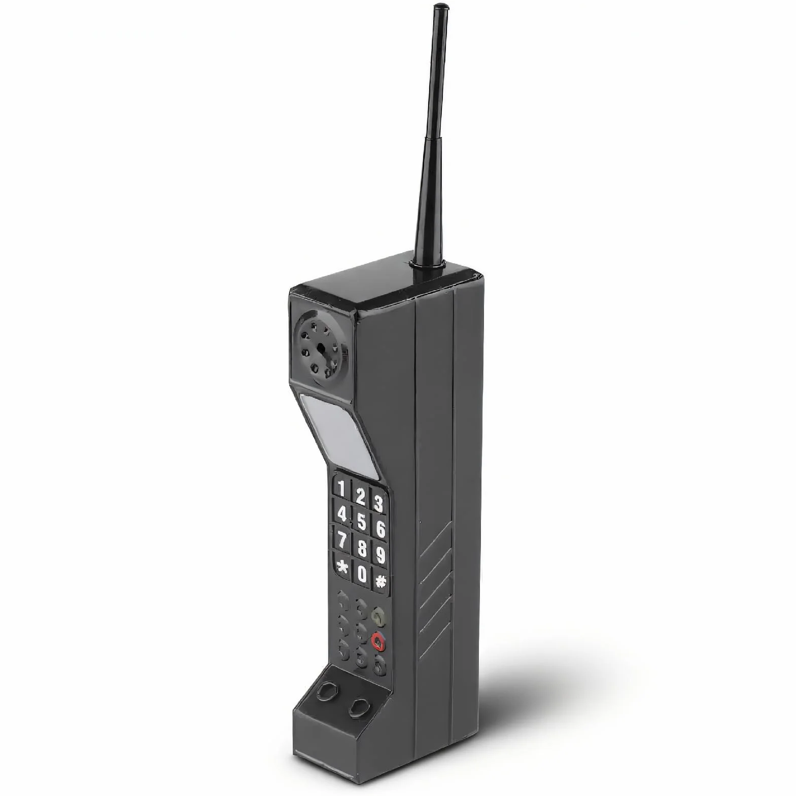Topiky Ornement de Téléphone Portable, Ornements de Téléphone Portable en Brique de Noël Téléphone de Simulation de Modèle de Téléphone Portable Rétro Vintage, pour Accessoires(Le Noir)