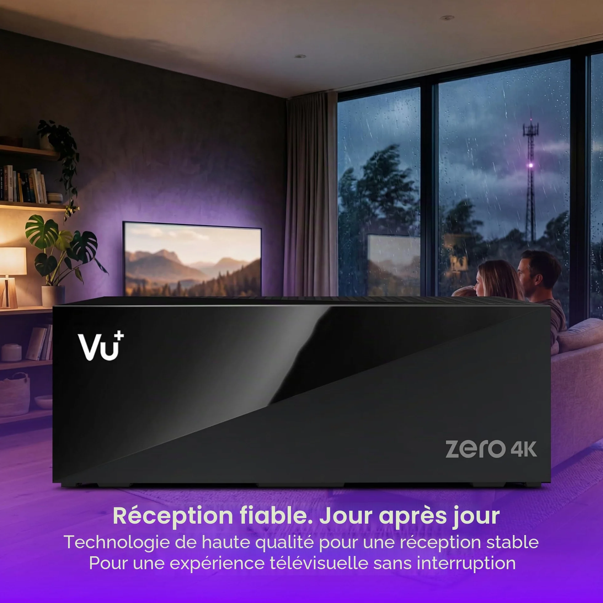 VU+ Zero 4K Linux Récepteur - Noir