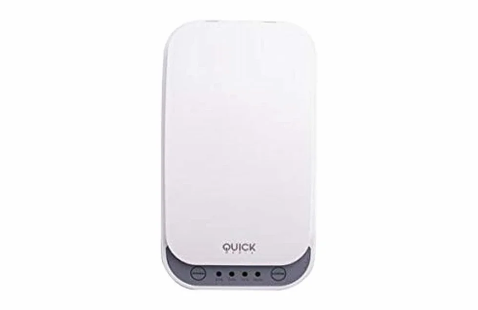 QMEUV1 Stérilisateur LED UV, Boîte Désinfectante pour Smartphone, Lunettes, Airpods, Masques
