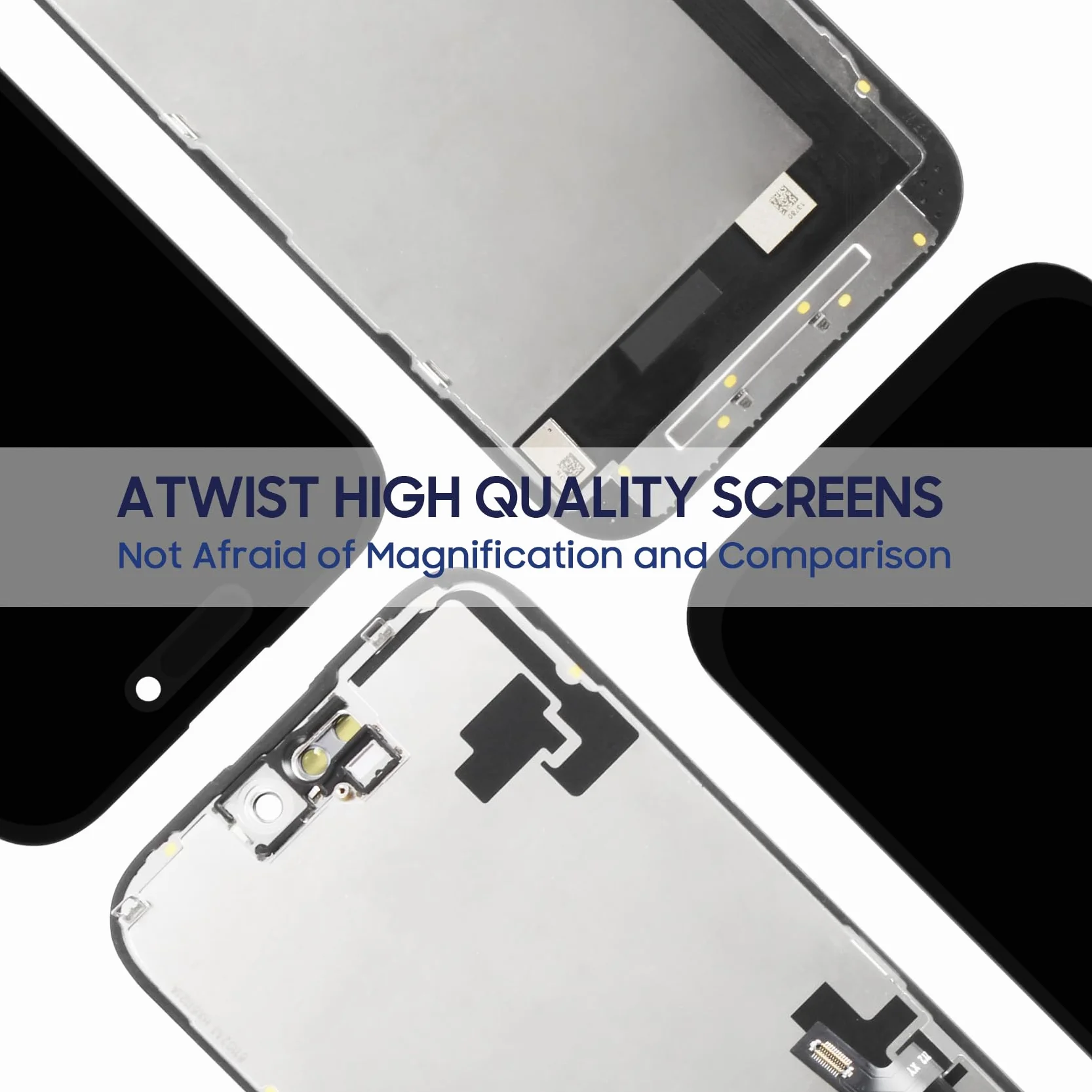 Écran LCD pour iPhone 16 LCD Display pour iPhone 16 LCD Écran pour iPhone16 6,1" Écrantactile Verre Full Assemblé avec Kit de Réparation A3287 A3081 A3286 A3288 (Noir)