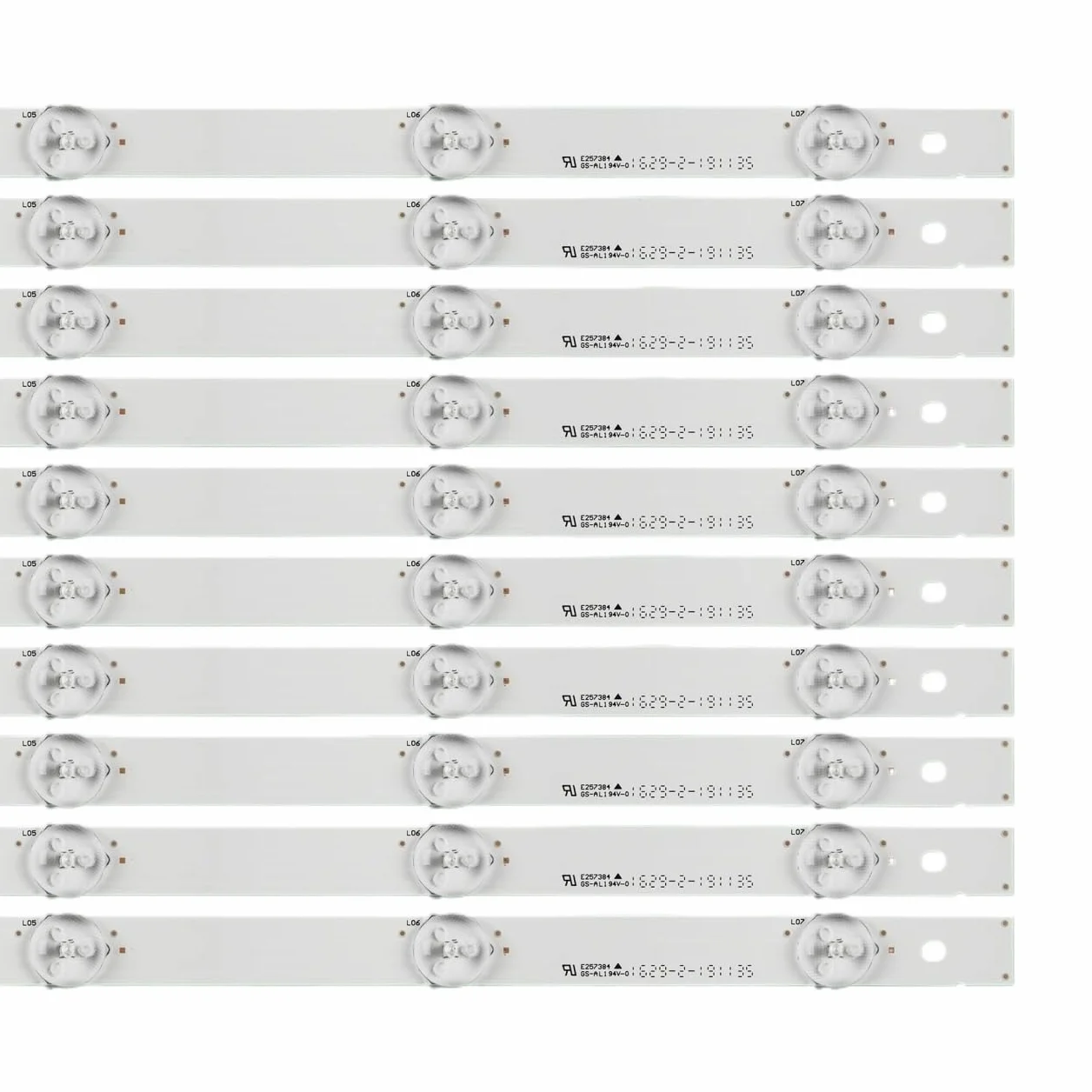 Bande de rétro-éclairage LED pour H55MEC3350 LBM550M0701-LF-2(0) 55DU6500 55H7D LC-55LBC591C -55LBU591U -55N8002U SVH550AQ0 55k3300acima