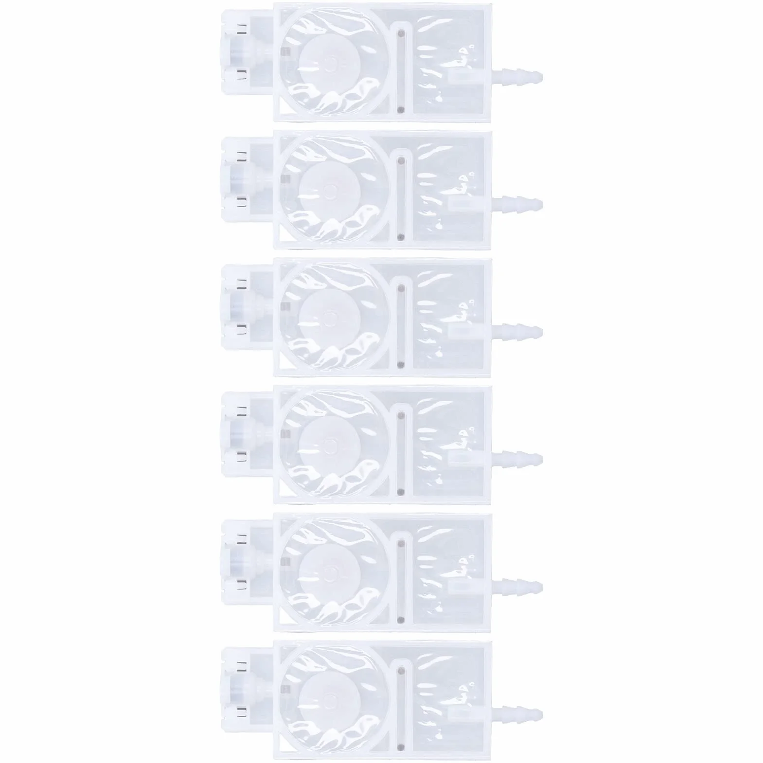 Amortisseur D'encre Remplacement de la Tête à Jet D'encre pour Imprimante XP600 - Amortisseur PP Rectangulaire de 6pcs - Forte Résistance à la Corrosion, Adaptée à L'encre de