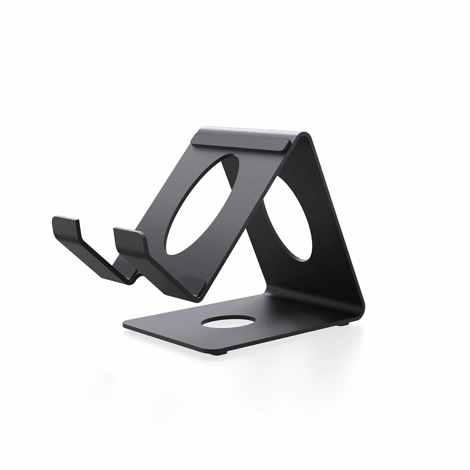 Support de bureau compatible avec ROG Xbox Ally/Ally X/PlayStation Portal/Steam Deck/ROG Ally/X/Switch 2, support de console de jeu portable avec coussinet en silicone antidérapant (noir)